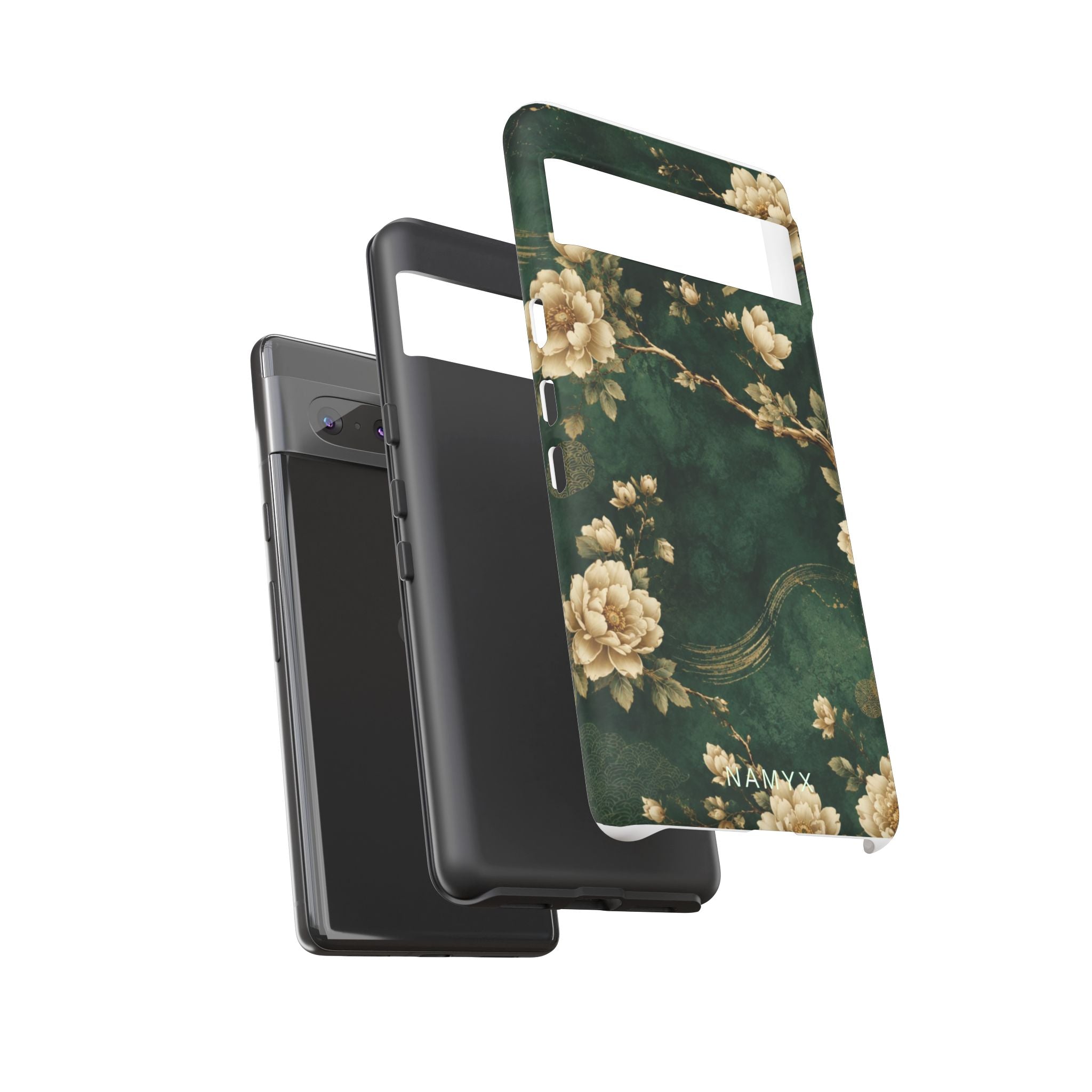 Floral Jade Tough Phone Case
