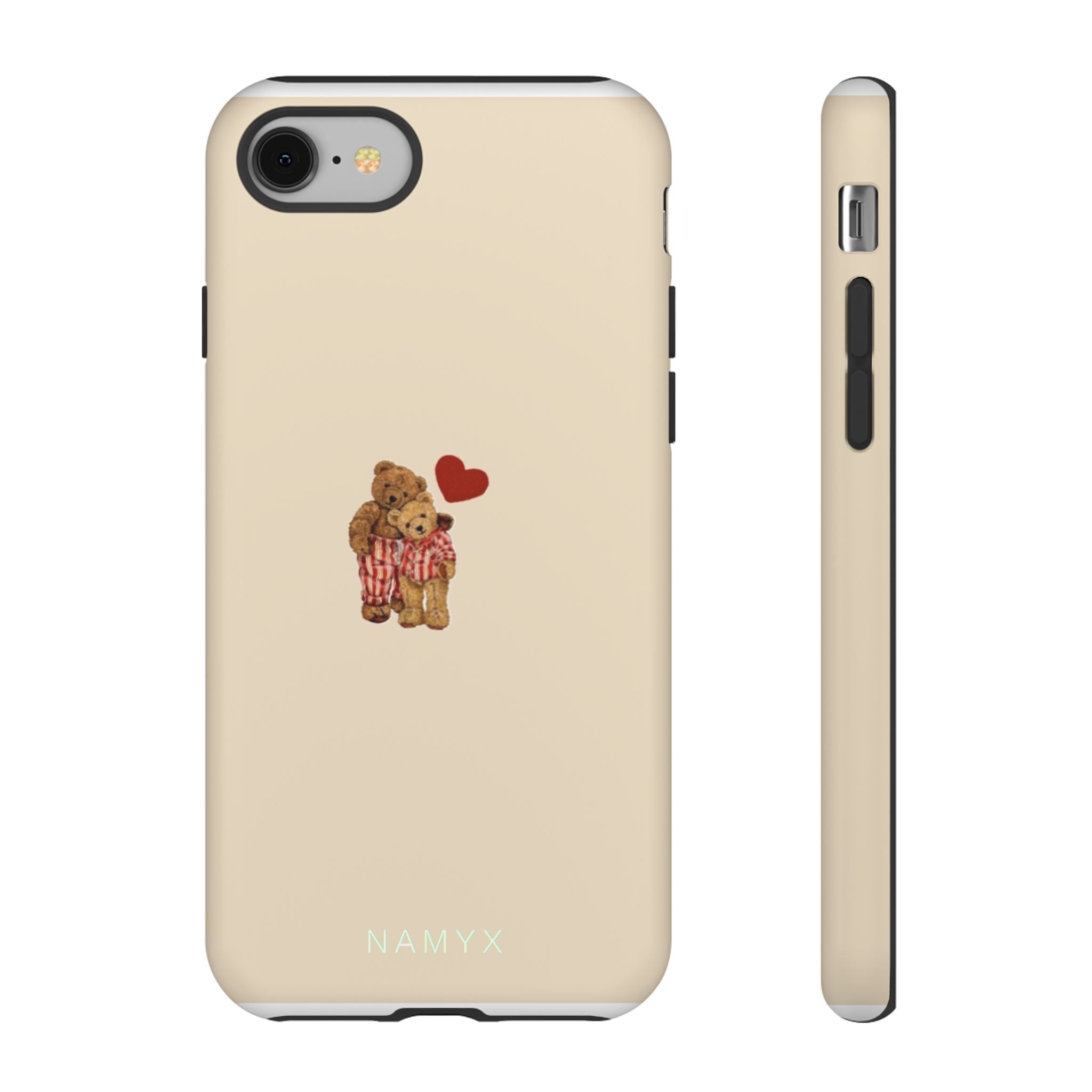Teddy Heart Phone Case — Cute Vintage Plush Bear Protective iPhone Case
