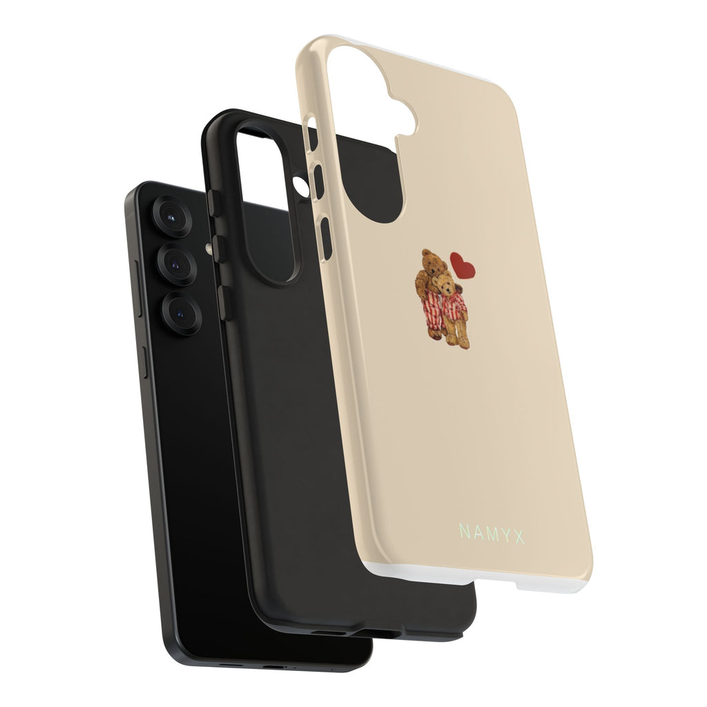 Teddy Heart Phone Case — Cute Vintage Plush Bear Protective iPhone Case