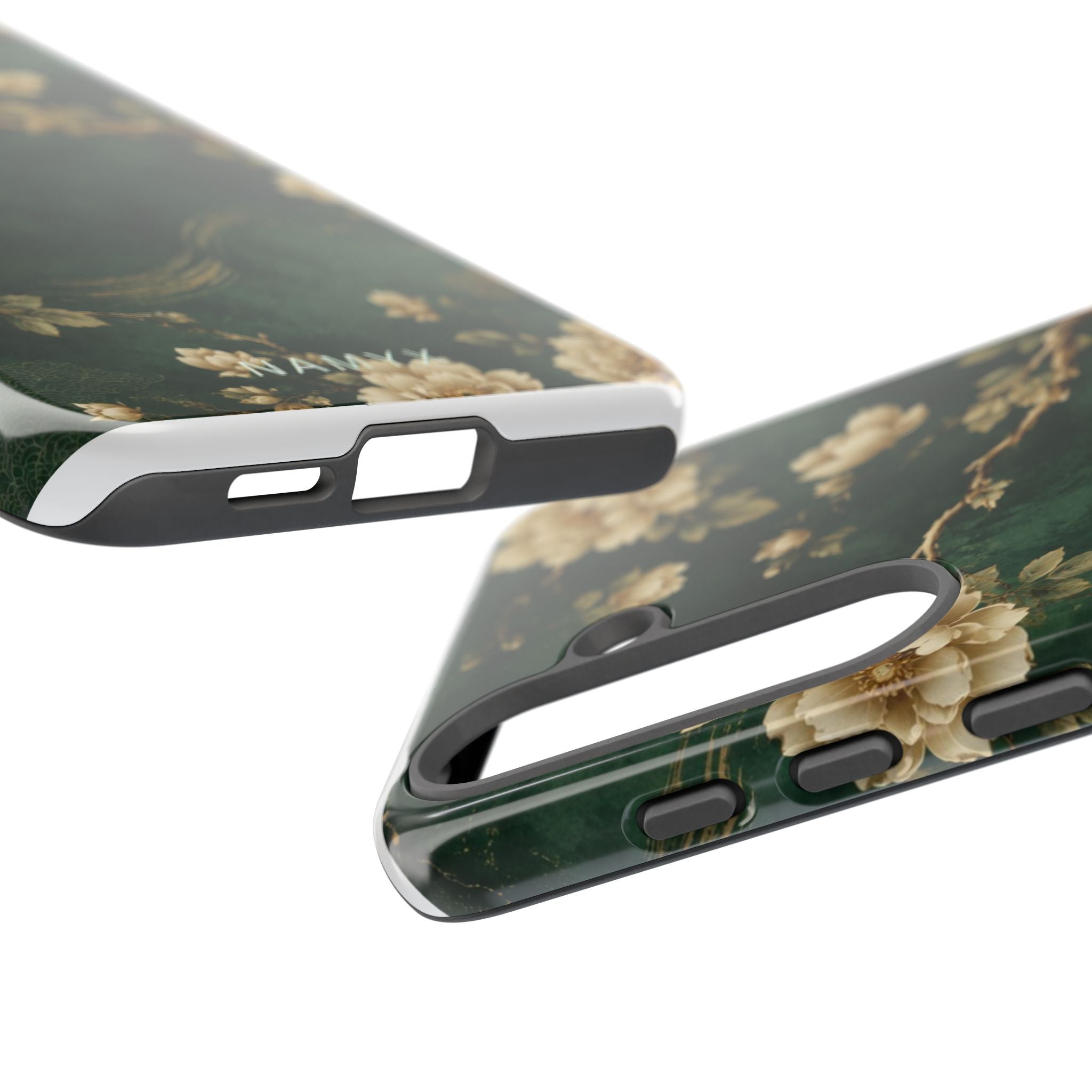 Floral Jade Tough Phone Case