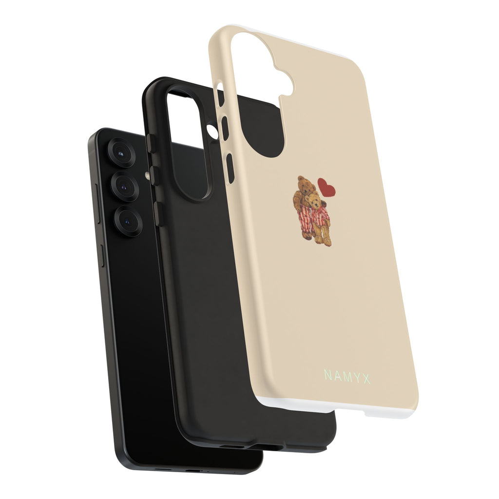 Teddy Heart Phone Case — Cute Vintage Plush Bear Protective iPhone Case