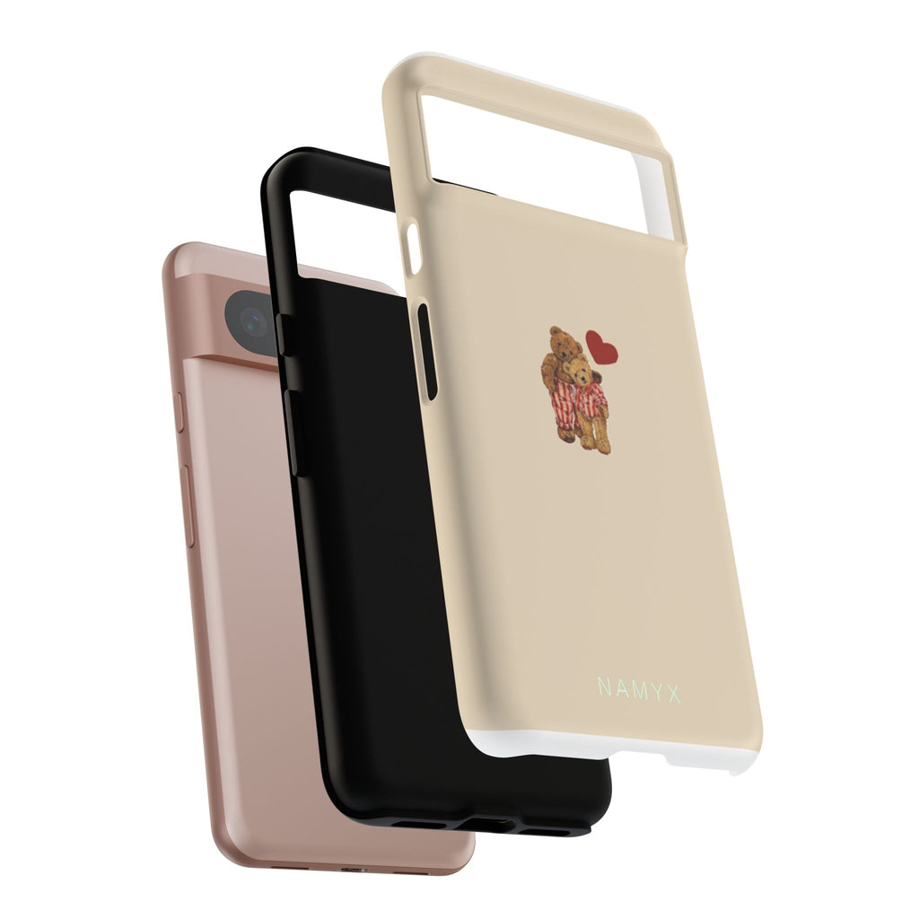 Teddy Heart Phone Case — Cute Vintage Plush Bear Protective iPhone Case