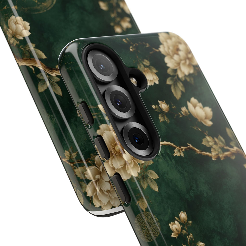 Floral Jade Tough Phone Case