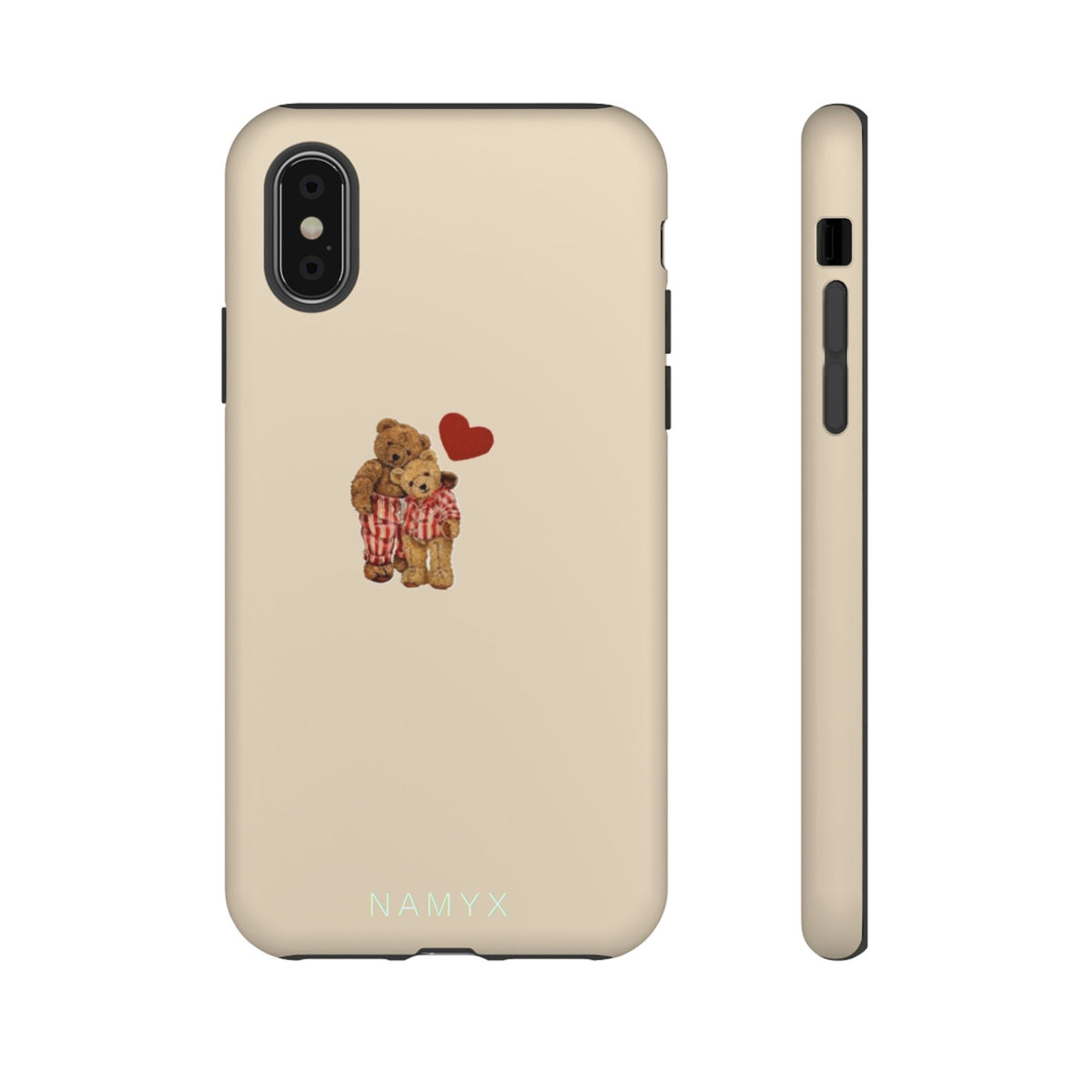 Teddy Heart Phone Case — Cute Vintage Plush Bear Protective iPhone Case