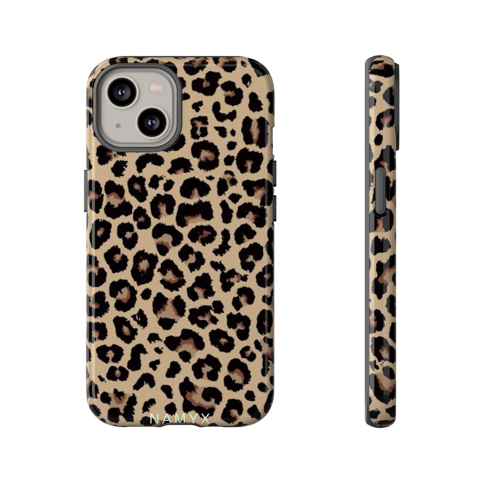 Leopard Print Tough Phone Case – Durable Protective Animal Print Phone Cover