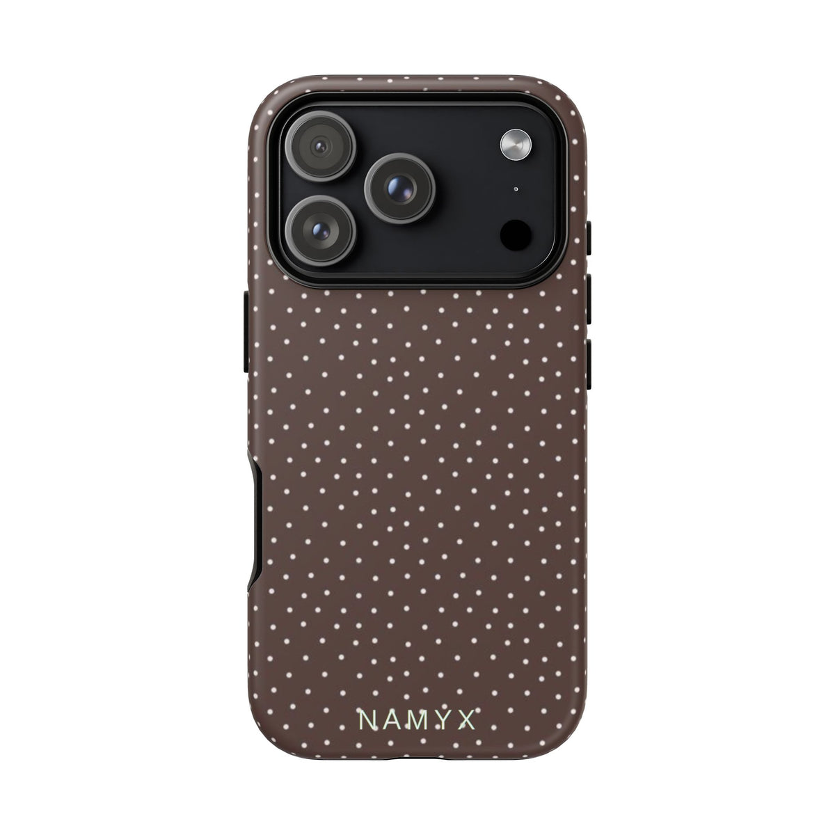 Brown Polka Dot Tough Phone Case - Slim Protective iPhone Cover