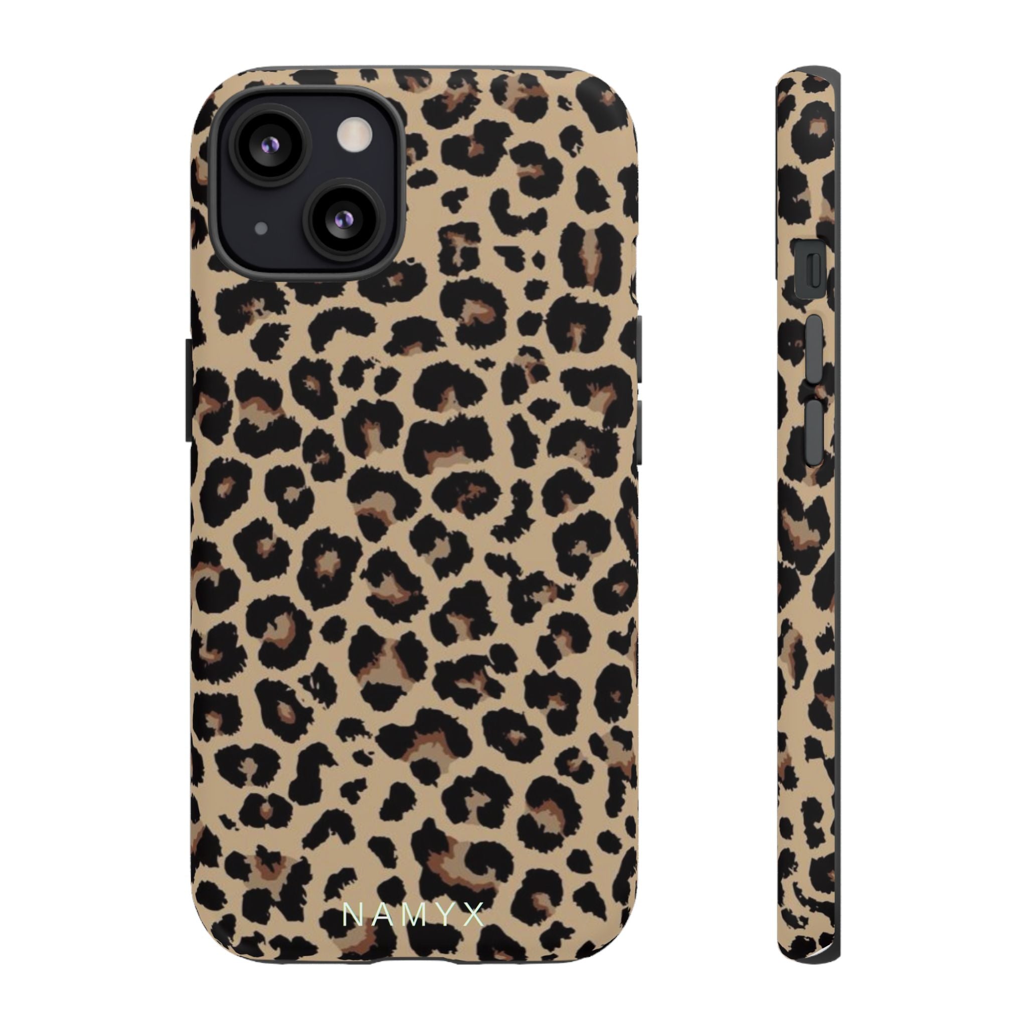 Leopard Print Tough Phone Case – Durable Protective Animal Print Phone Cover