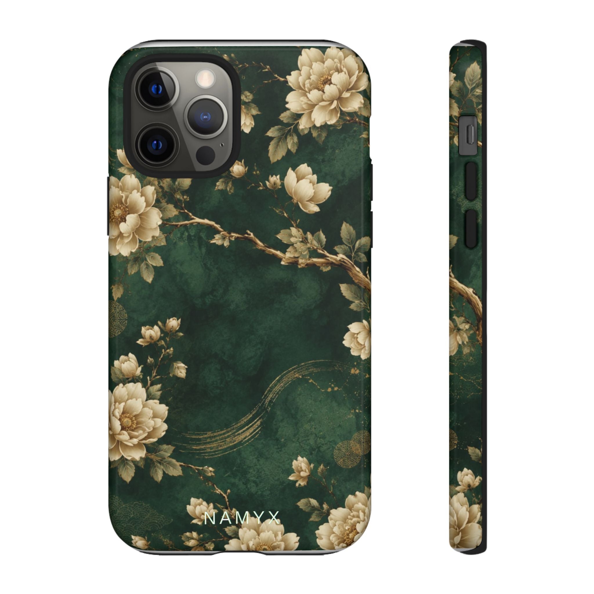 Floral Jade Tough Phone Case