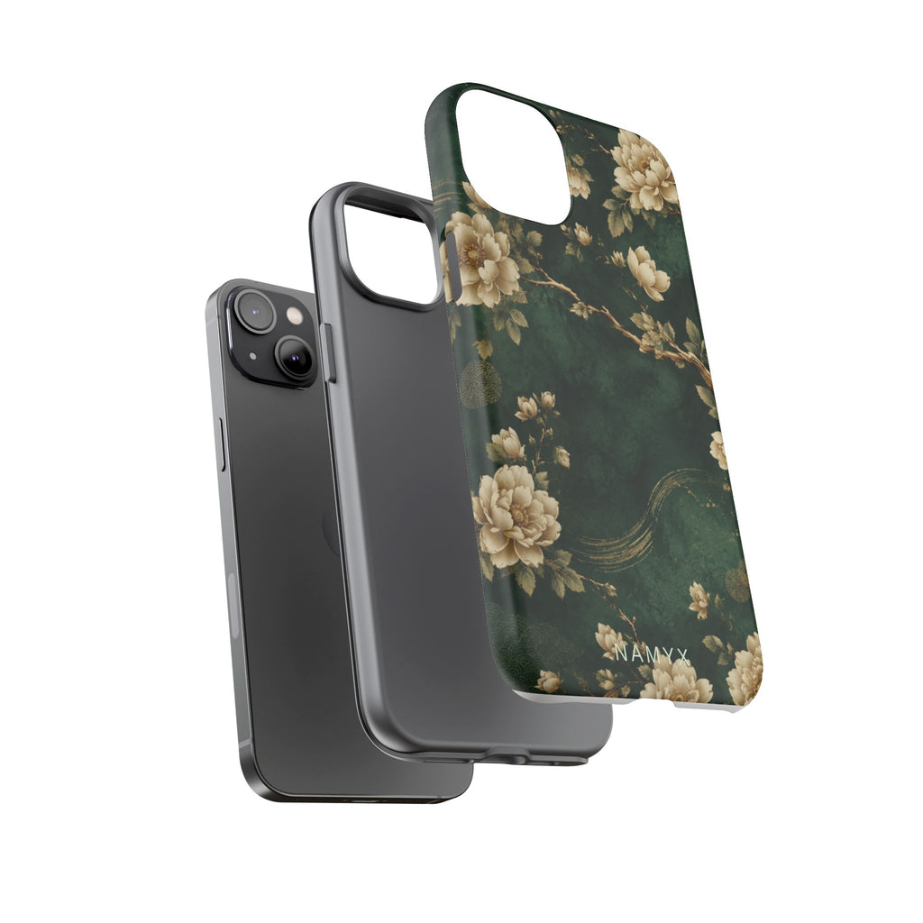 Floral Jade Tough Phone Case