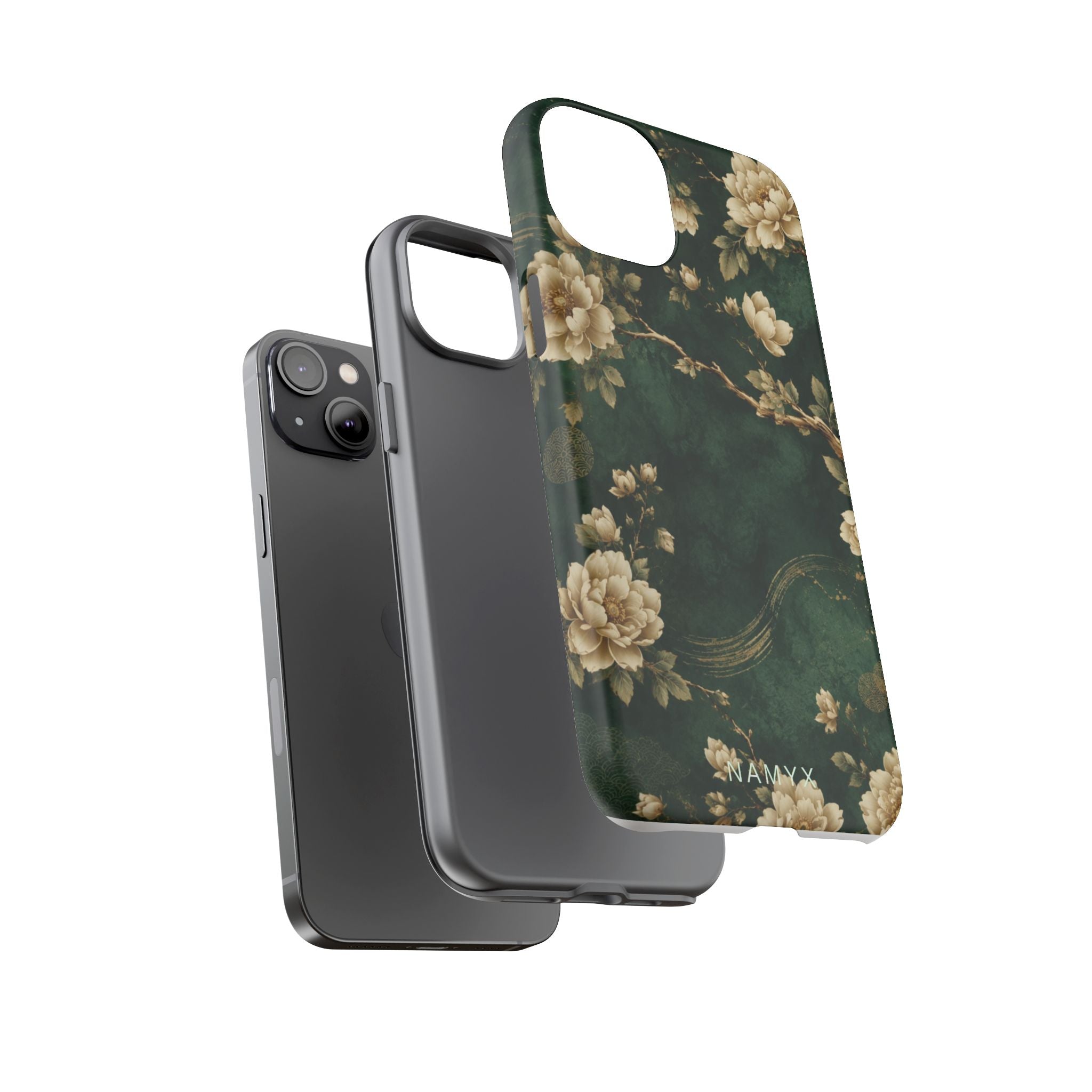 Floral Jade Tough Phone Case