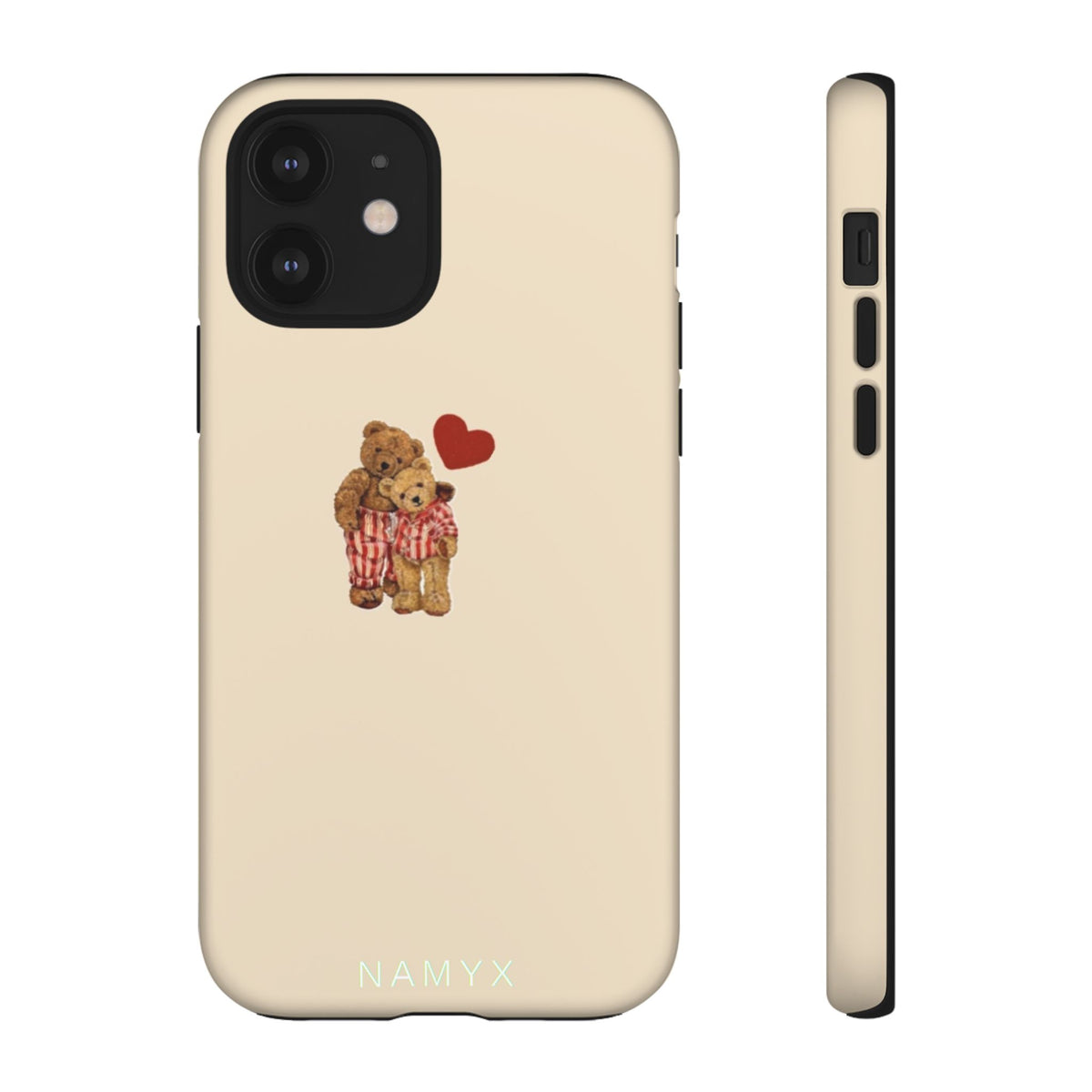 Teddy Heart Phone Case — Cute Vintage Plush Bear Protective iPhone Case