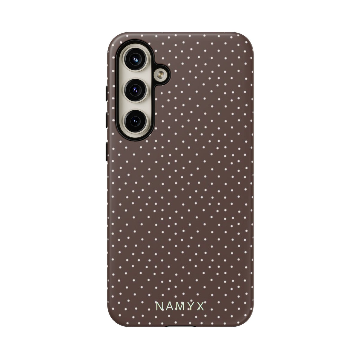 Brown Polka Dot Tough Phone Case - Slim Protective iPhone Cover