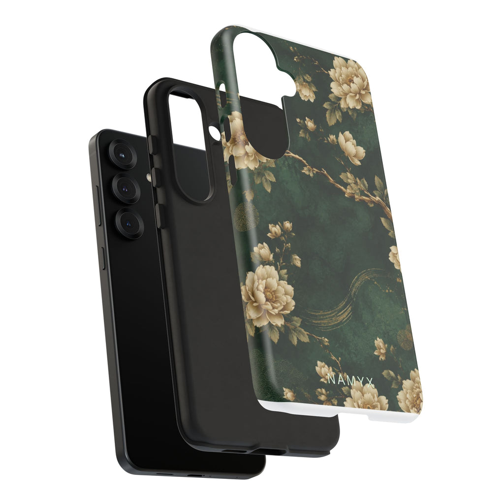 Floral Jade Tough Phone Case