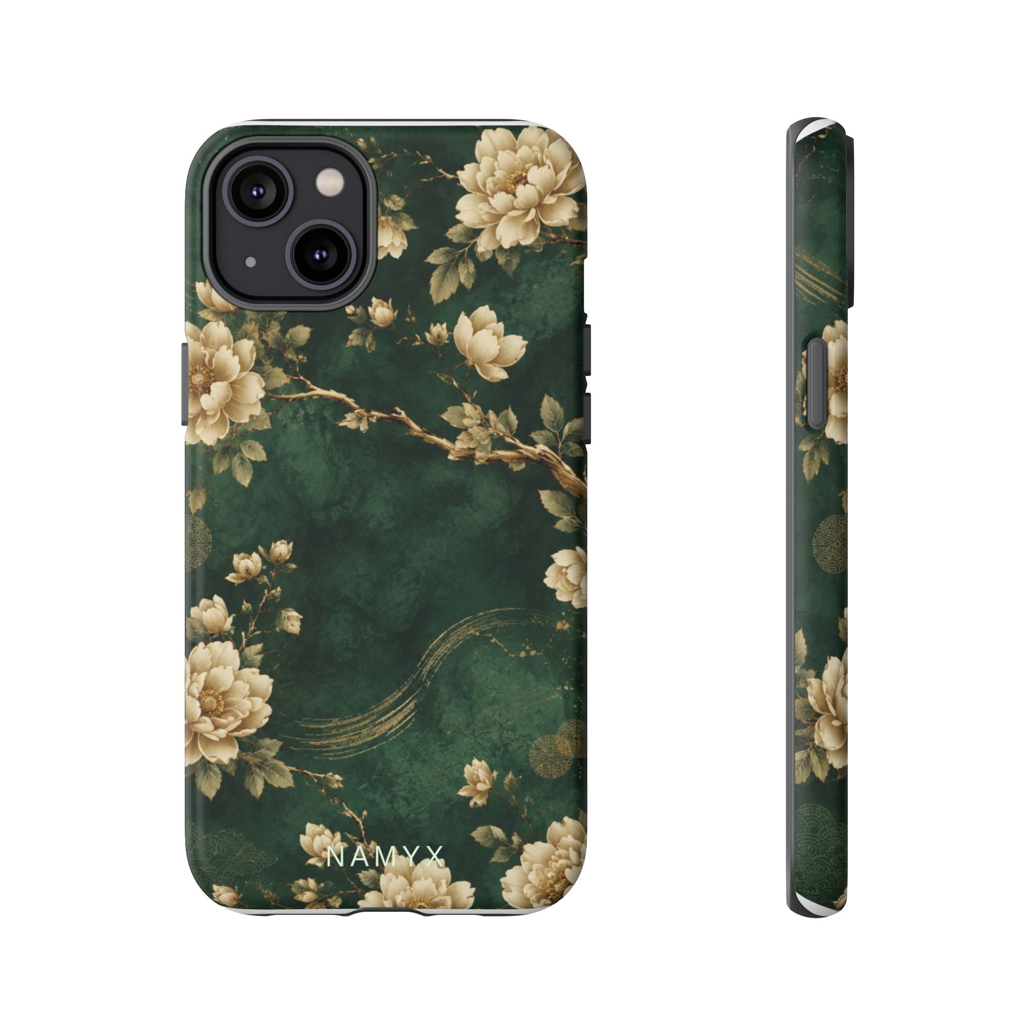 Floral Jade Tough Phone Case