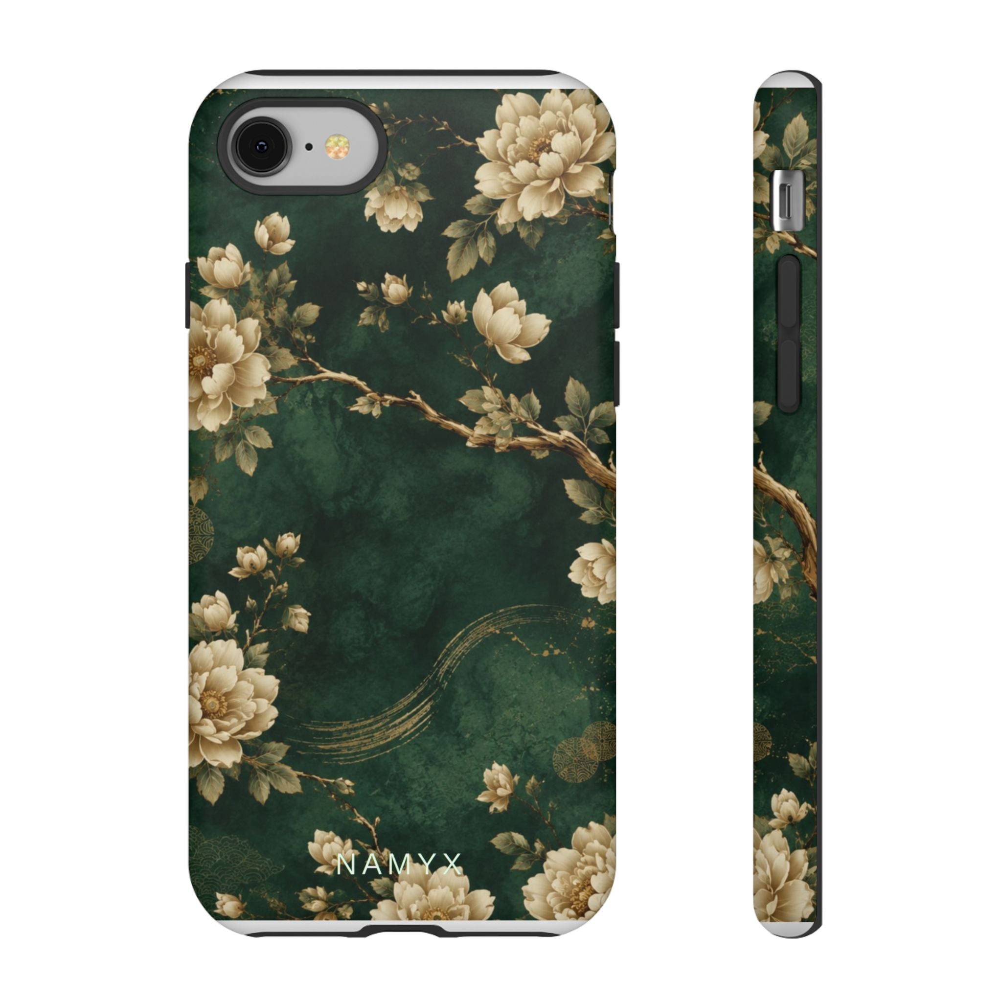 Floral Jade Tough Phone Case