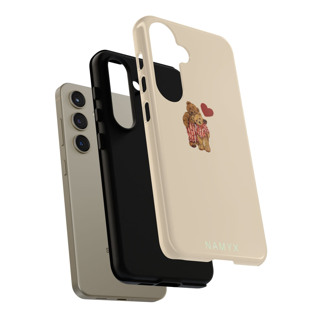 Teddy Heart Phone Case — Cute Vintage Plush Bear Protective iPhone Case