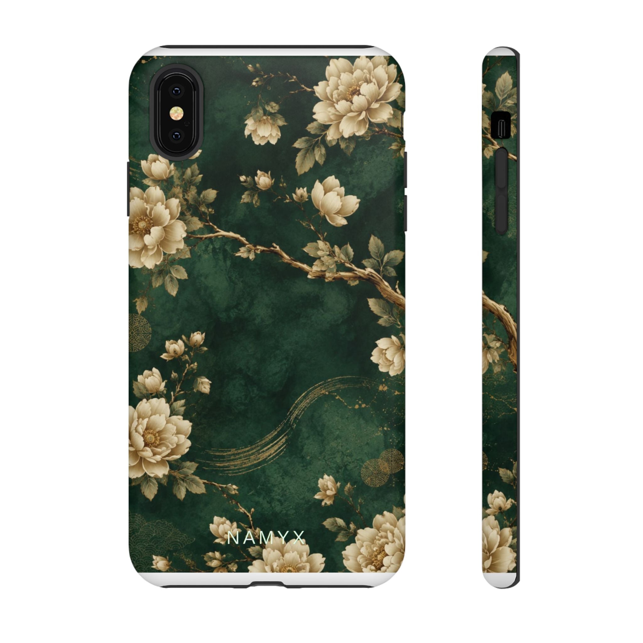 Floral Jade Tough Phone Case