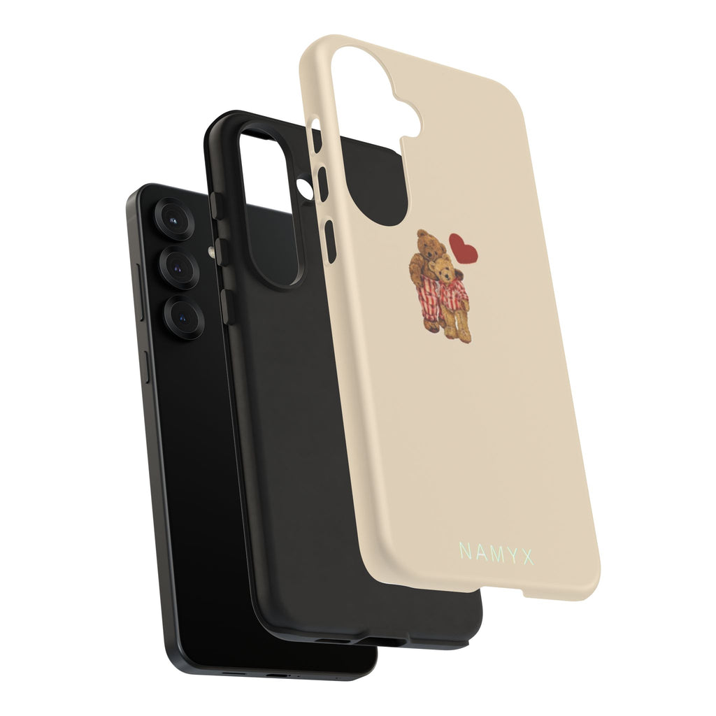 Teddy Heart Phone Case — Cute Vintage Plush Bear Protective iPhone Case