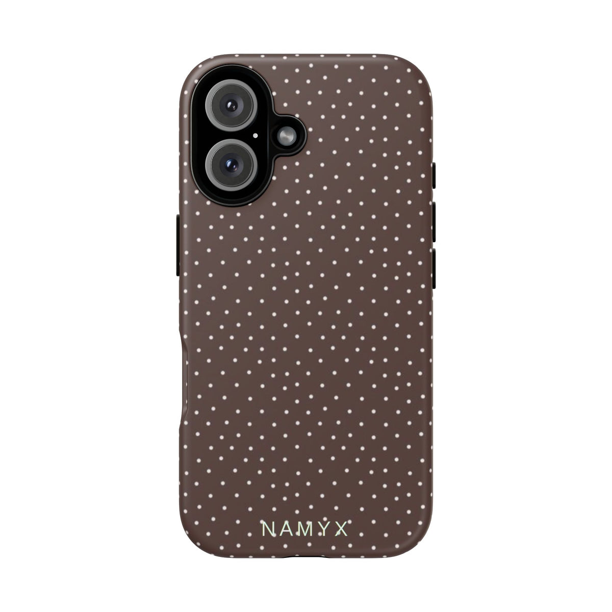 Brown Polka Dot Tough Phone Case - Slim Protective iPhone Cover
