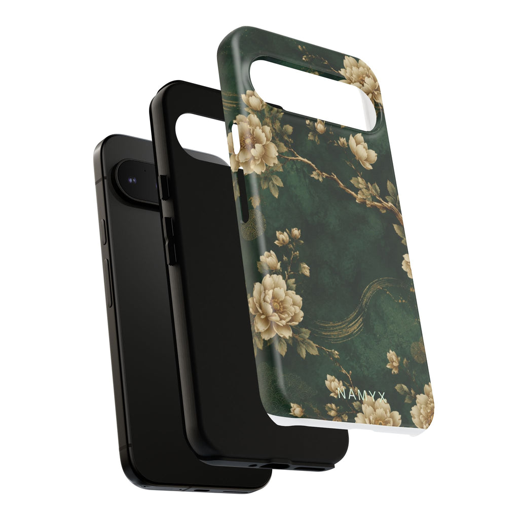 Floral Jade Tough Phone Case