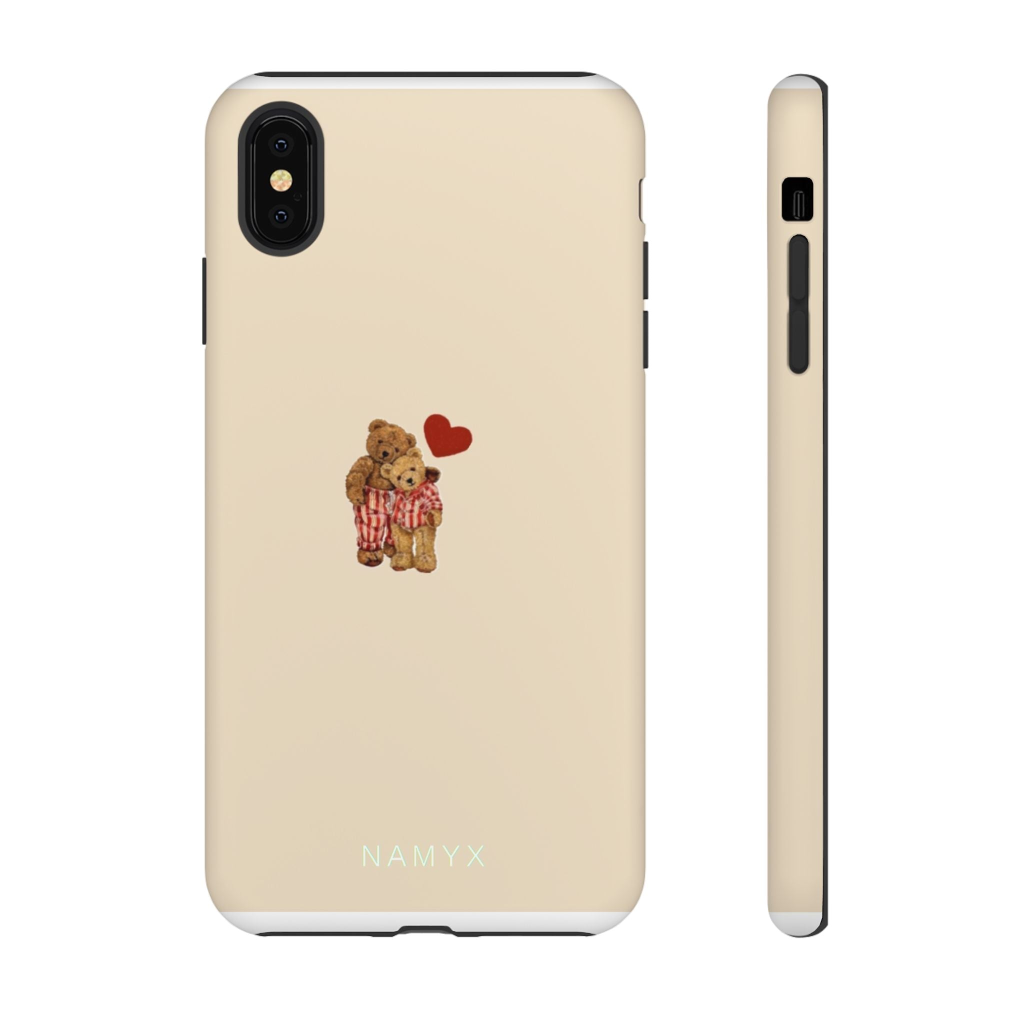 Teddy Heart Phone Case — Cute Vintage Plush Bear Protective iPhone Case