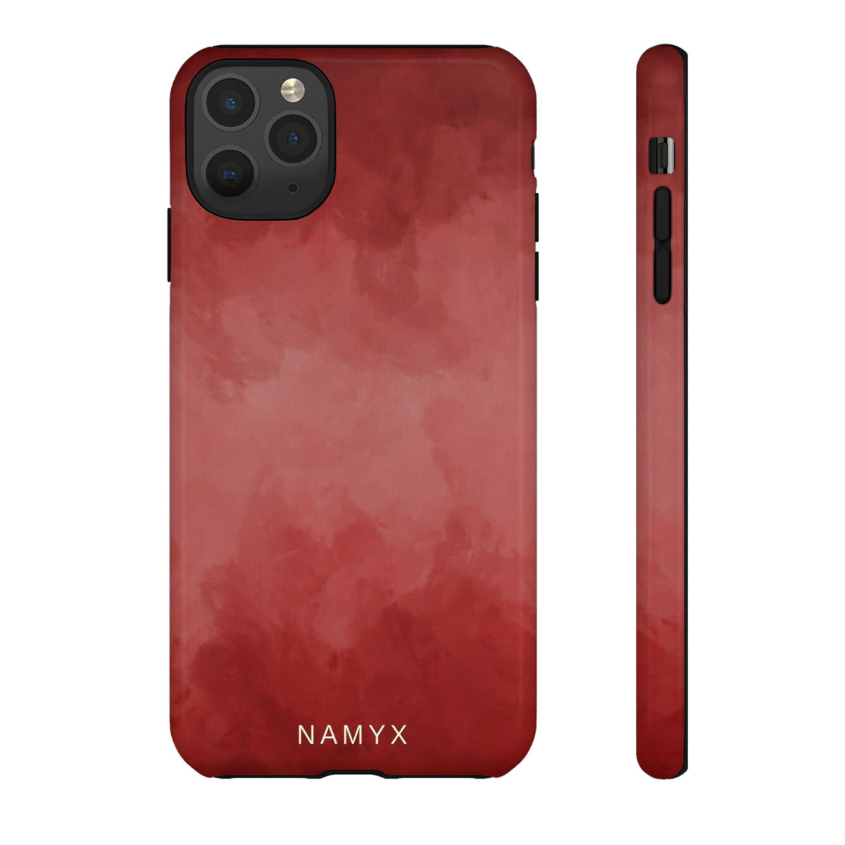Red Watercolor Tough Phone Case — Durable Protective iPhone Cover