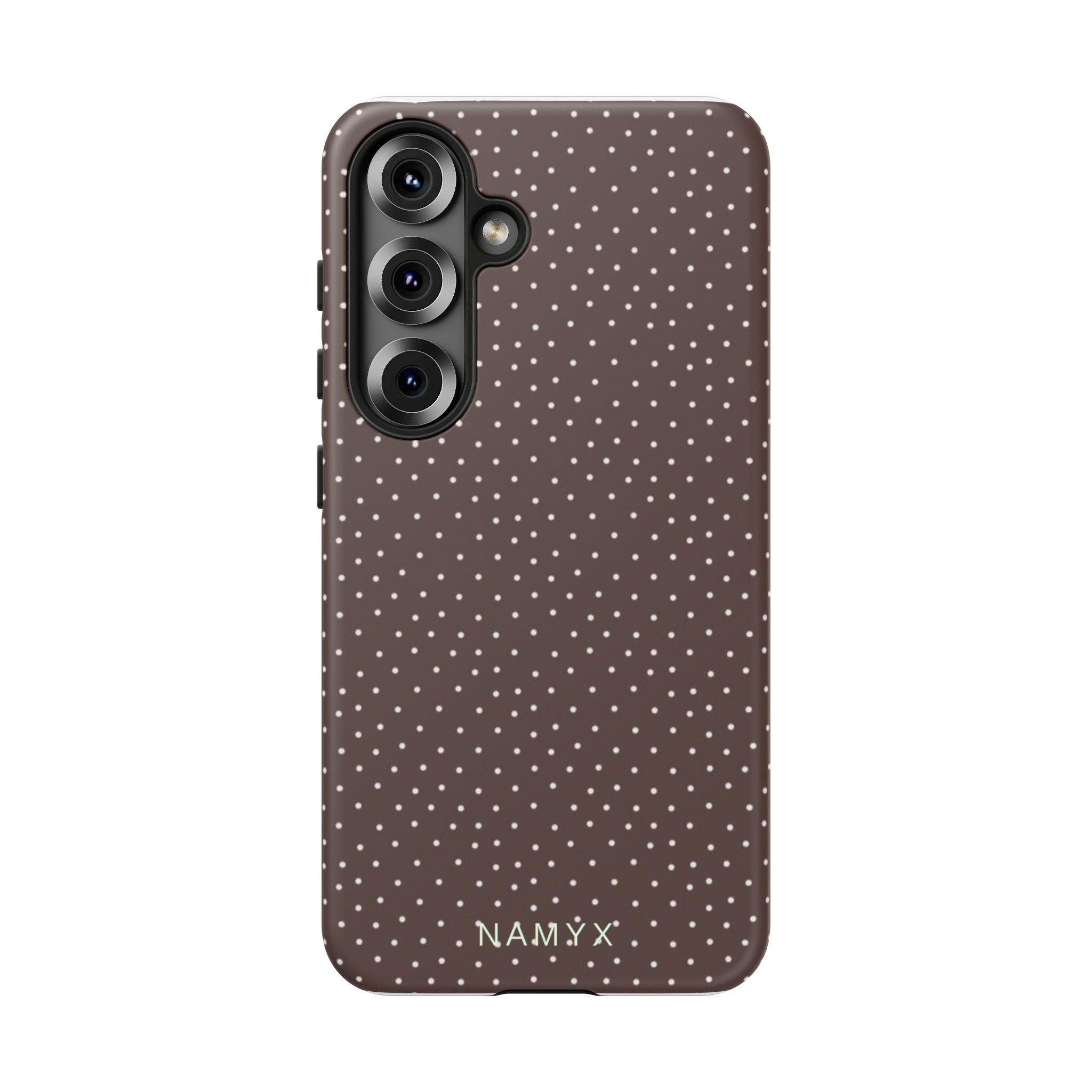 Brown Polka Dot Tough Phone Case - Slim Protective iPhone Cover