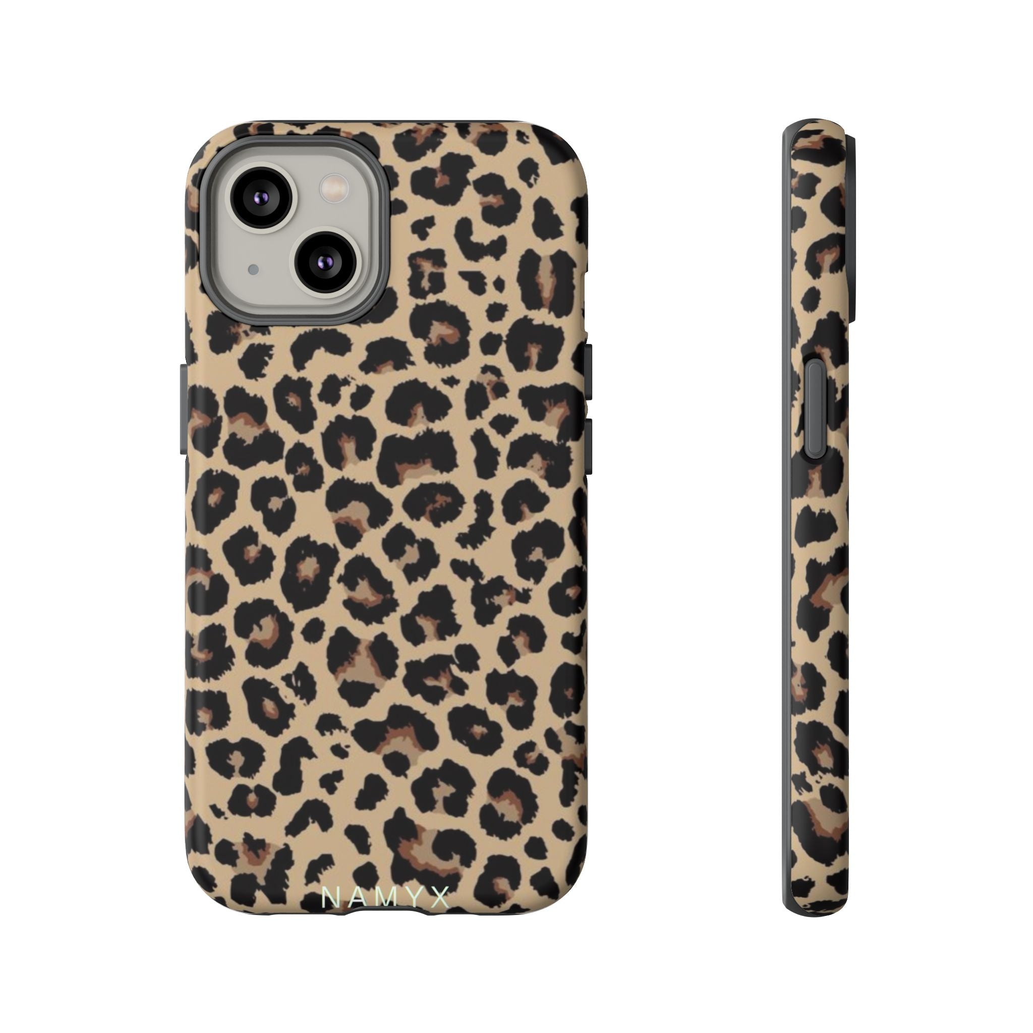 Leopard Print Tough Phone Case – Durable Protective Animal Print Phone Cover