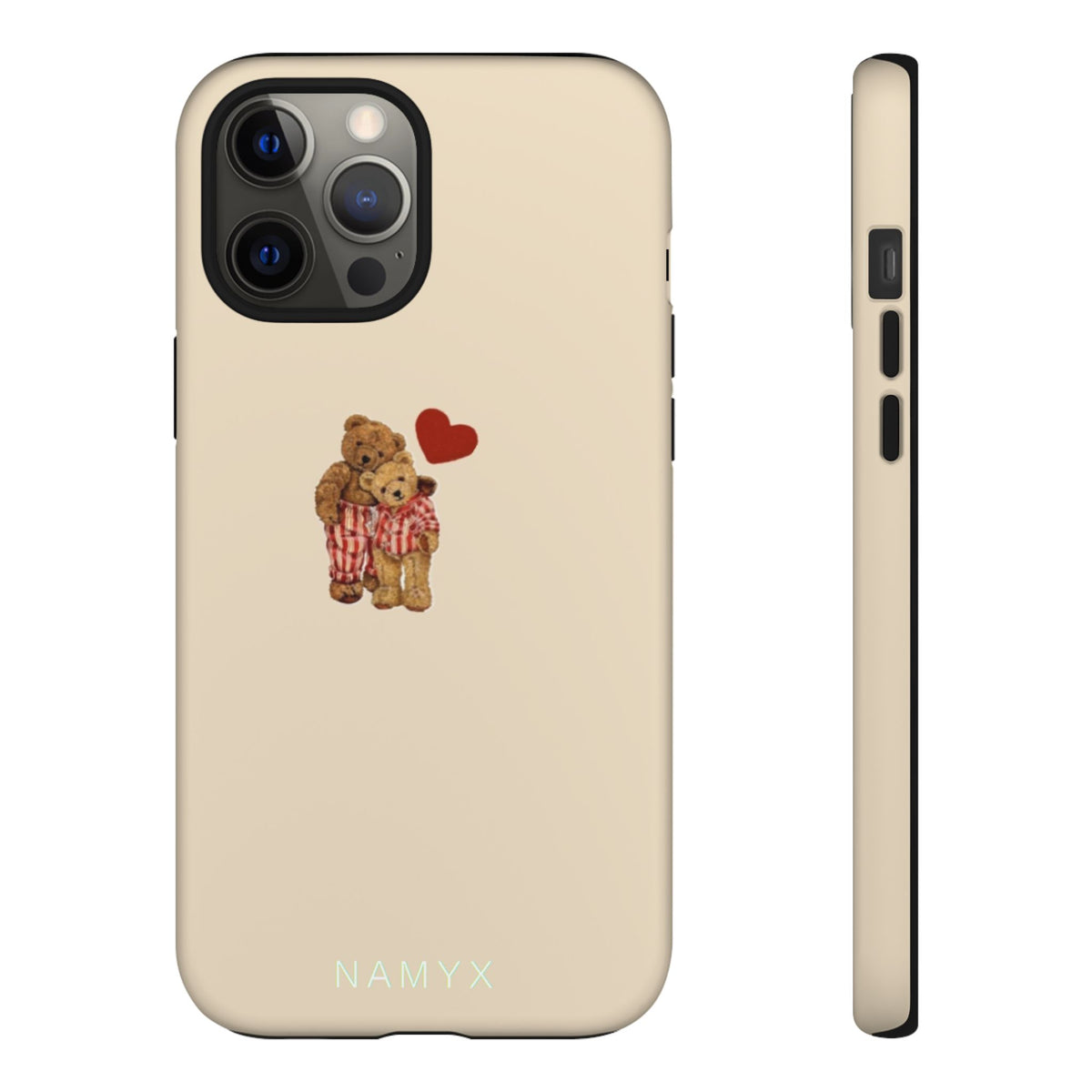 Teddy Heart Phone Case — Cute Vintage Plush Bear Protective iPhone Case