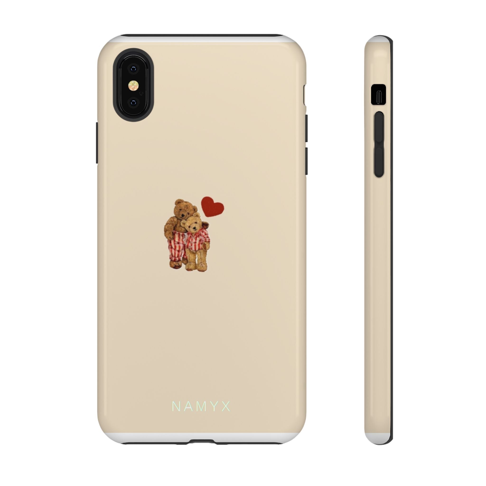 Teddy Heart Phone Case — Cute Vintage Plush Bear Protective iPhone Case