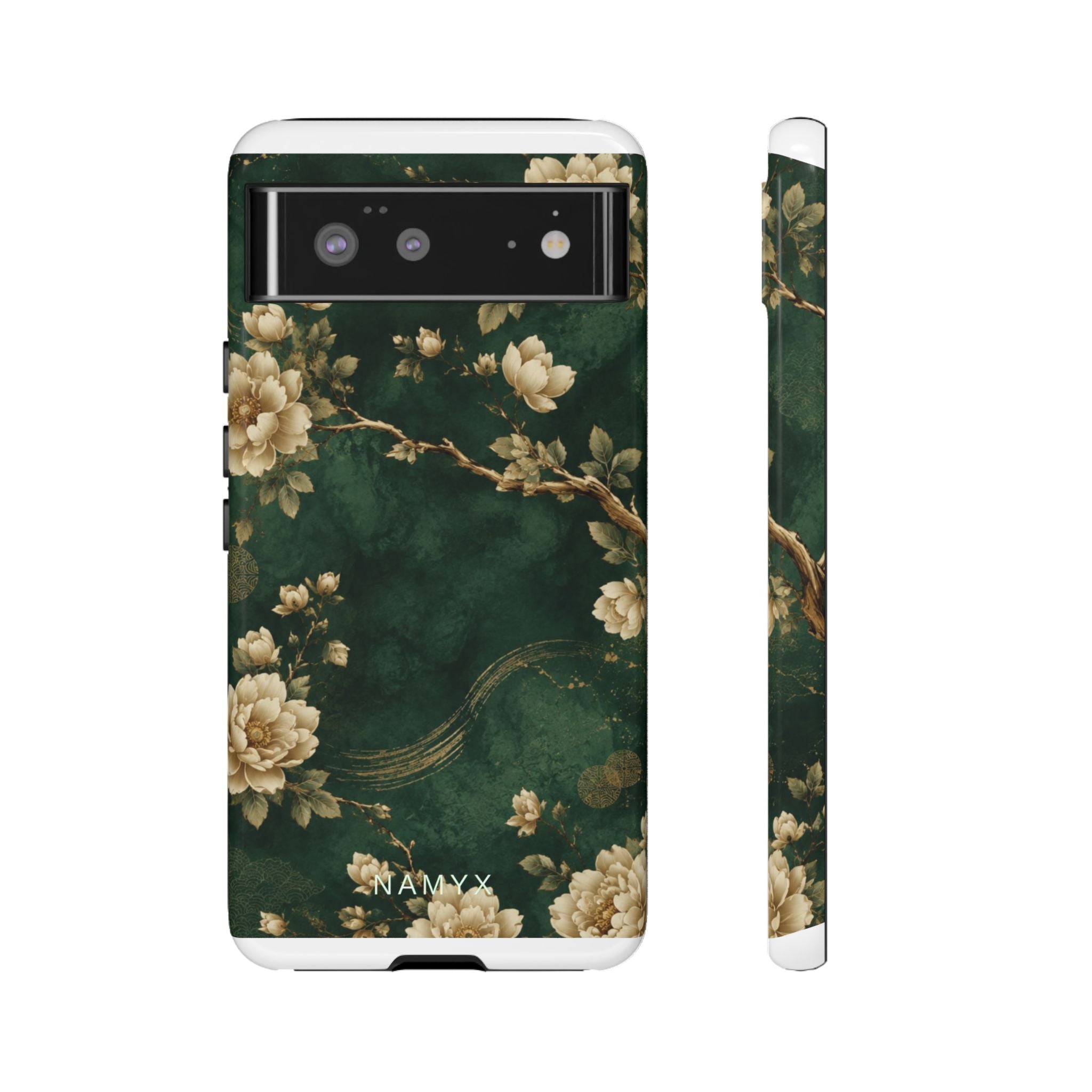 Floral Jade Tough Phone Case