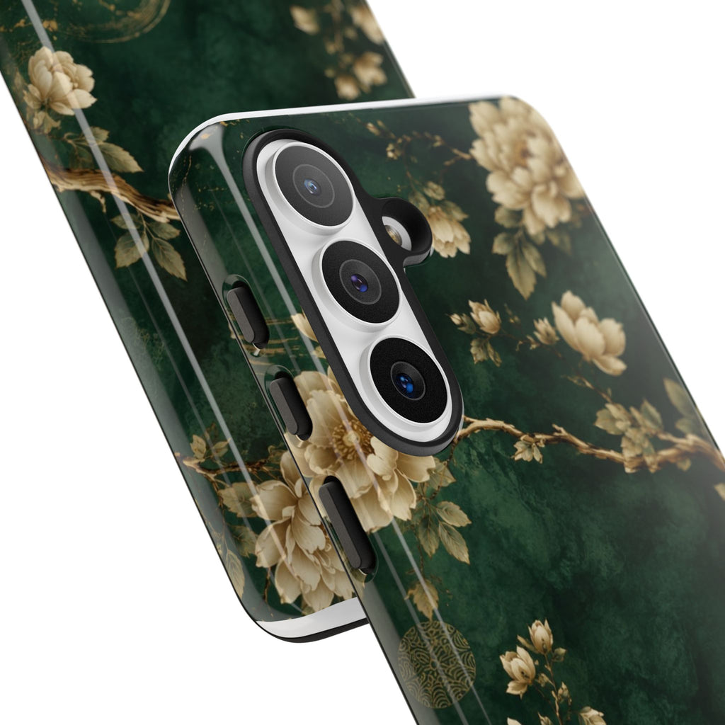 Floral Jade Tough Phone Case