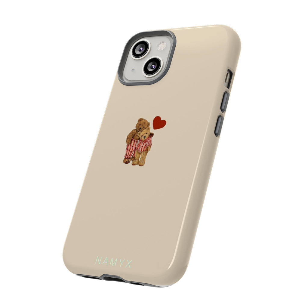 Teddy Heart Phone Case — Cute Vintage Plush Bear Protective iPhone Case