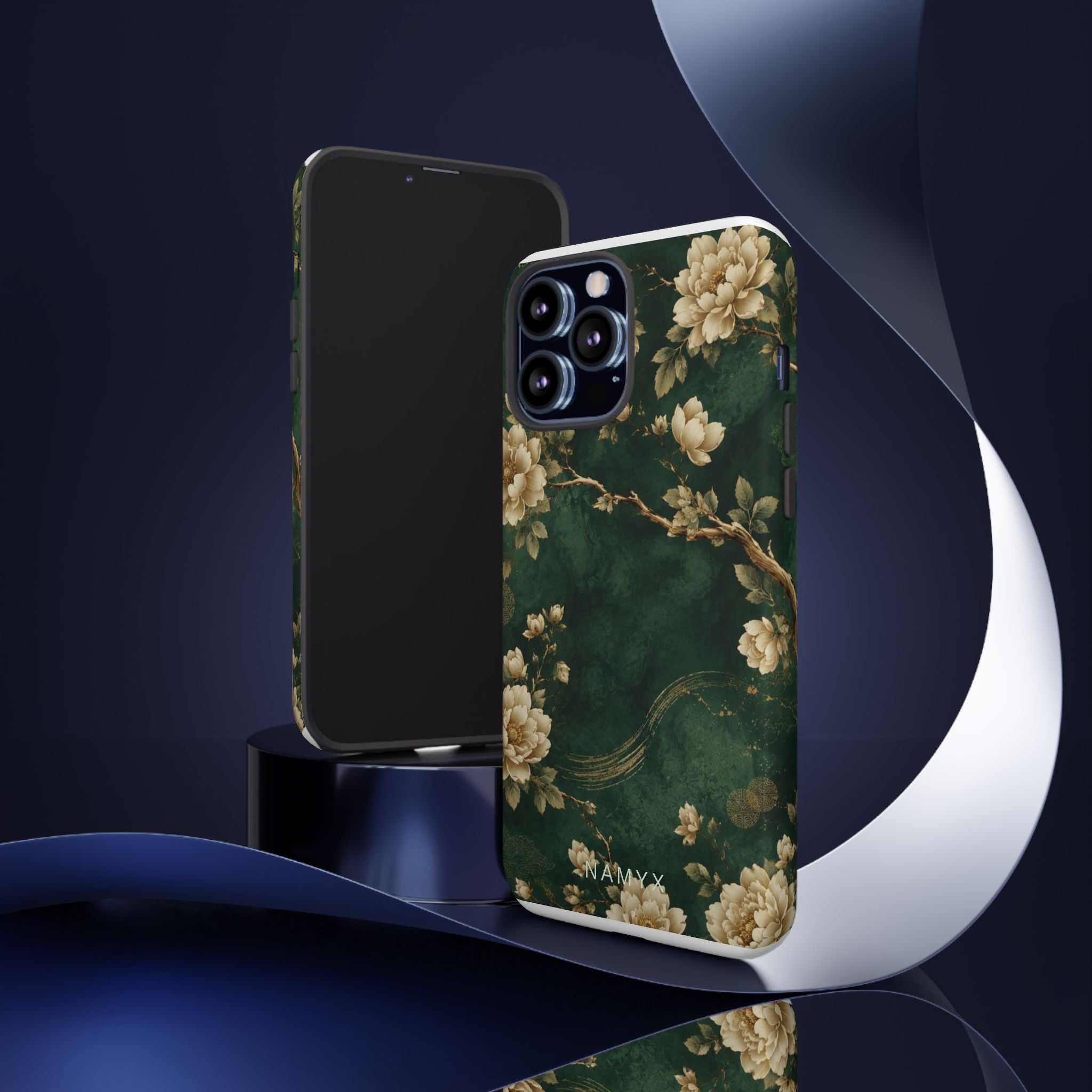 Floral Jade Tough Phone Case