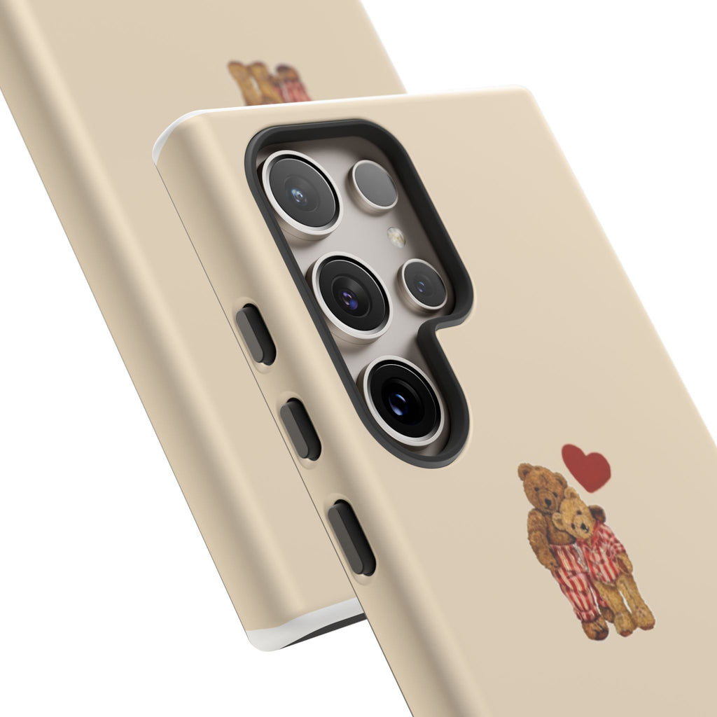 Teddy Heart Phone Case — Cute Vintage Plush Bear Protective iPhone Case