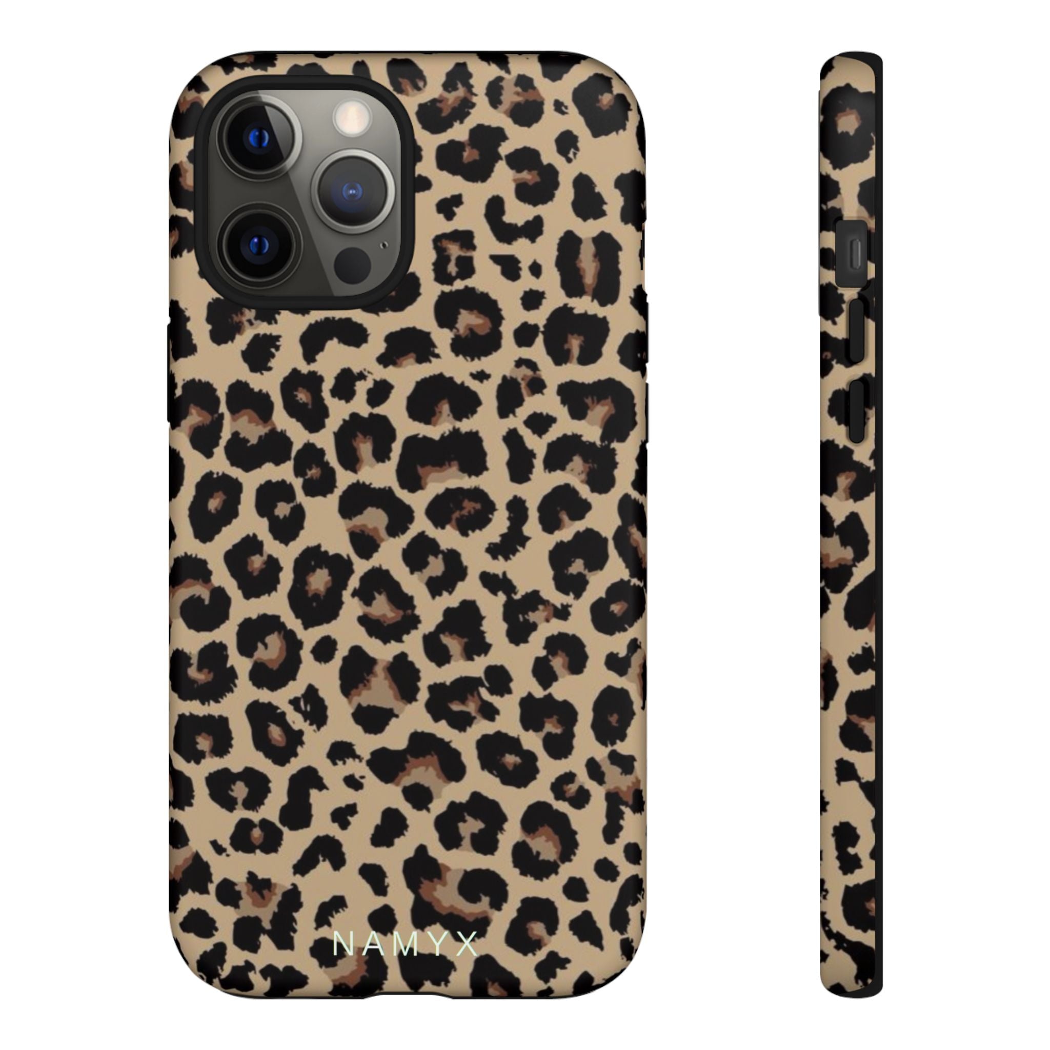 Leopard Print Tough Phone Case – Durable Protective Animal Print Phone Cover