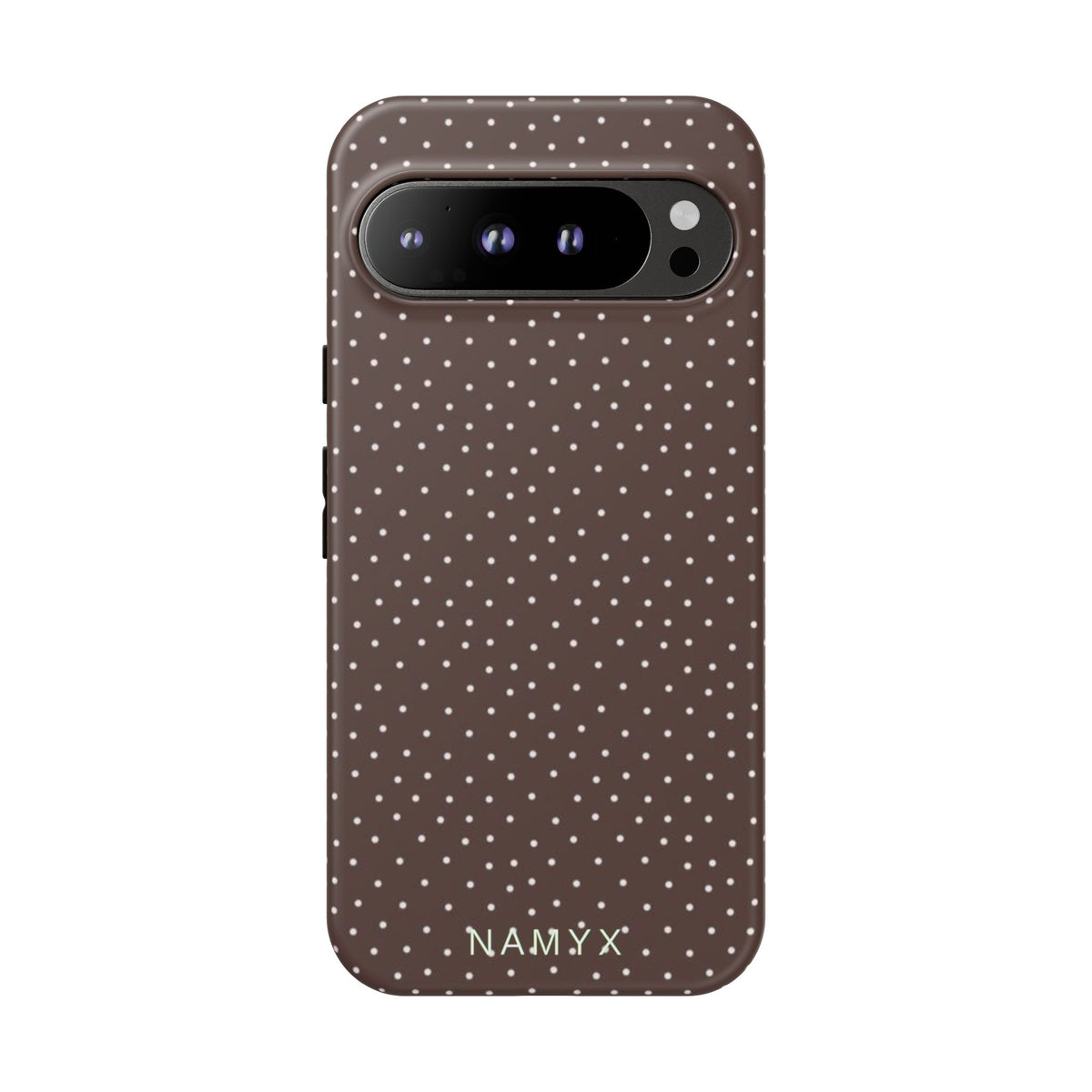 Brown Polka Dot Tough Phone Case - Slim Protective iPhone Cover