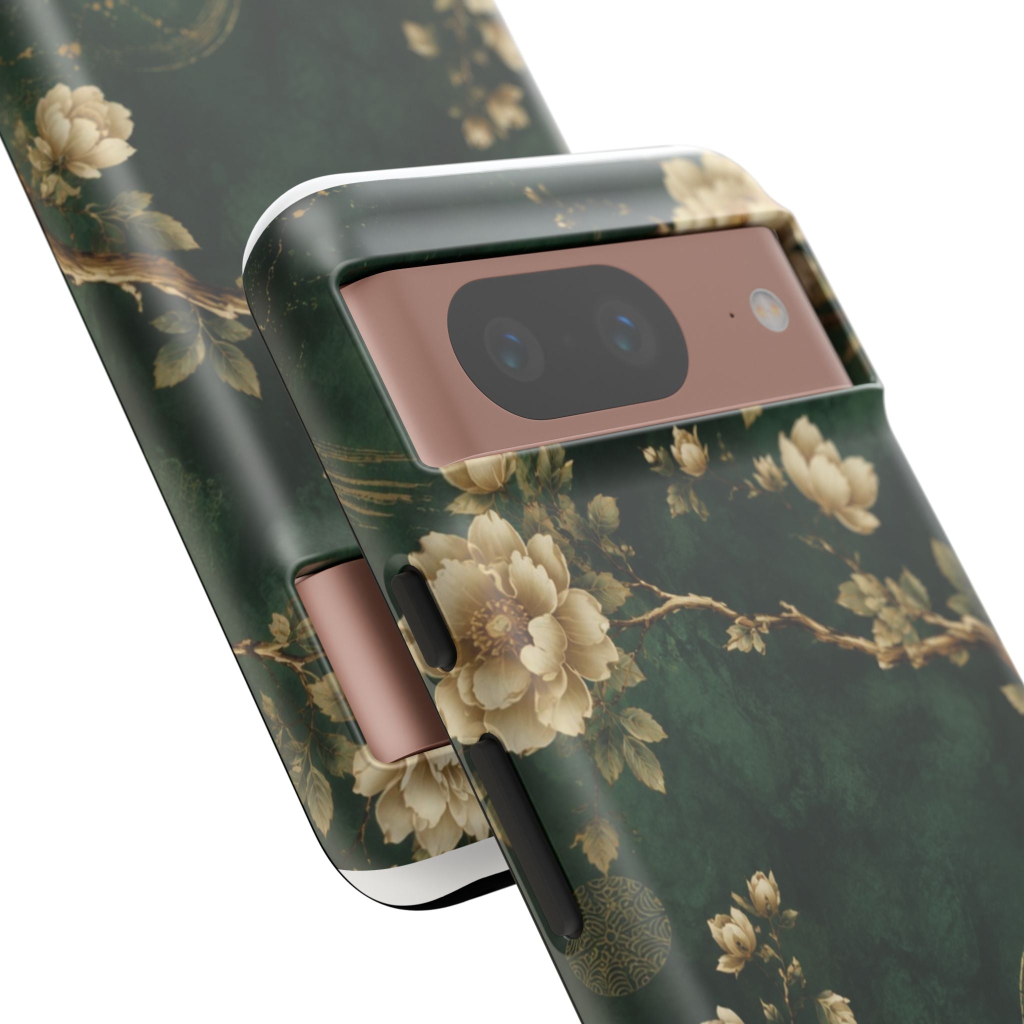 Floral Jade Tough Phone Case