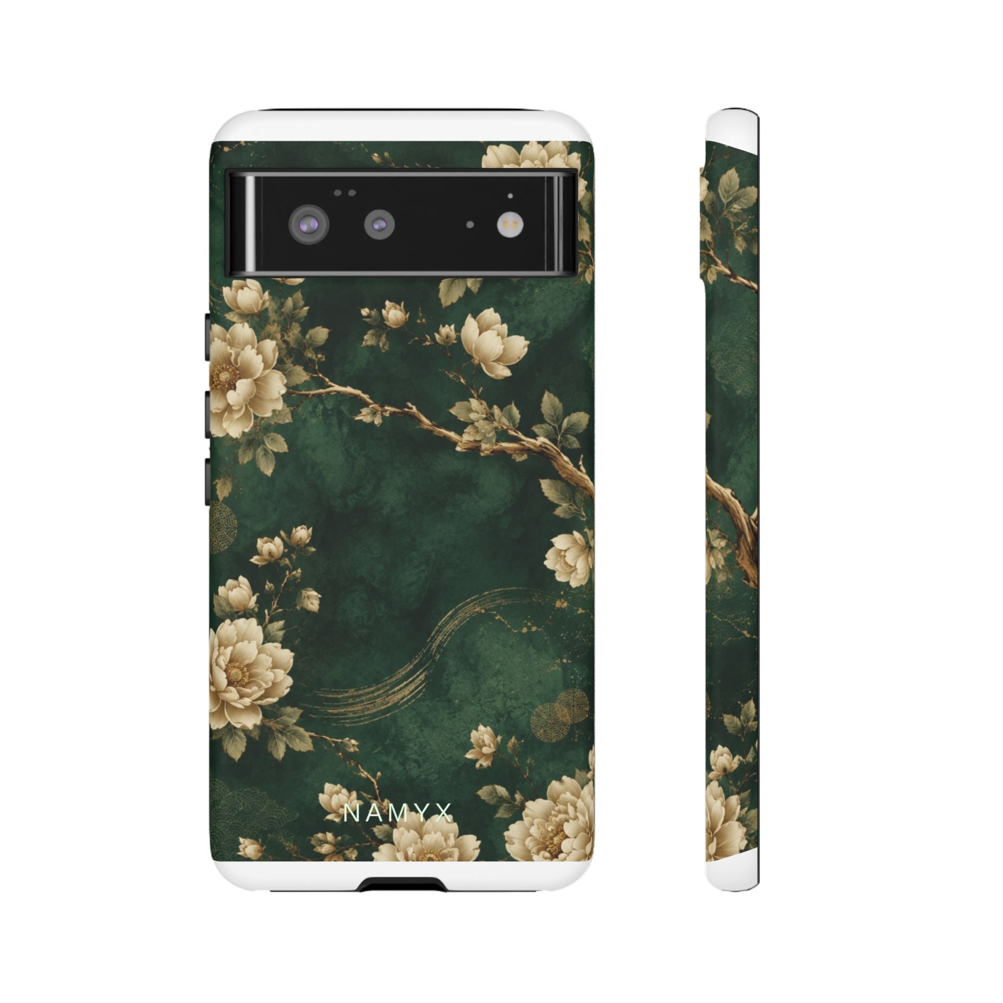 Floral Jade Tough Phone Case