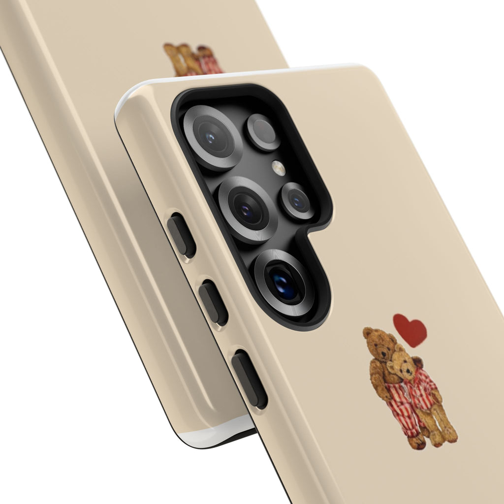 Teddy Heart Phone Case — Cute Vintage Plush Bear Protective iPhone Case