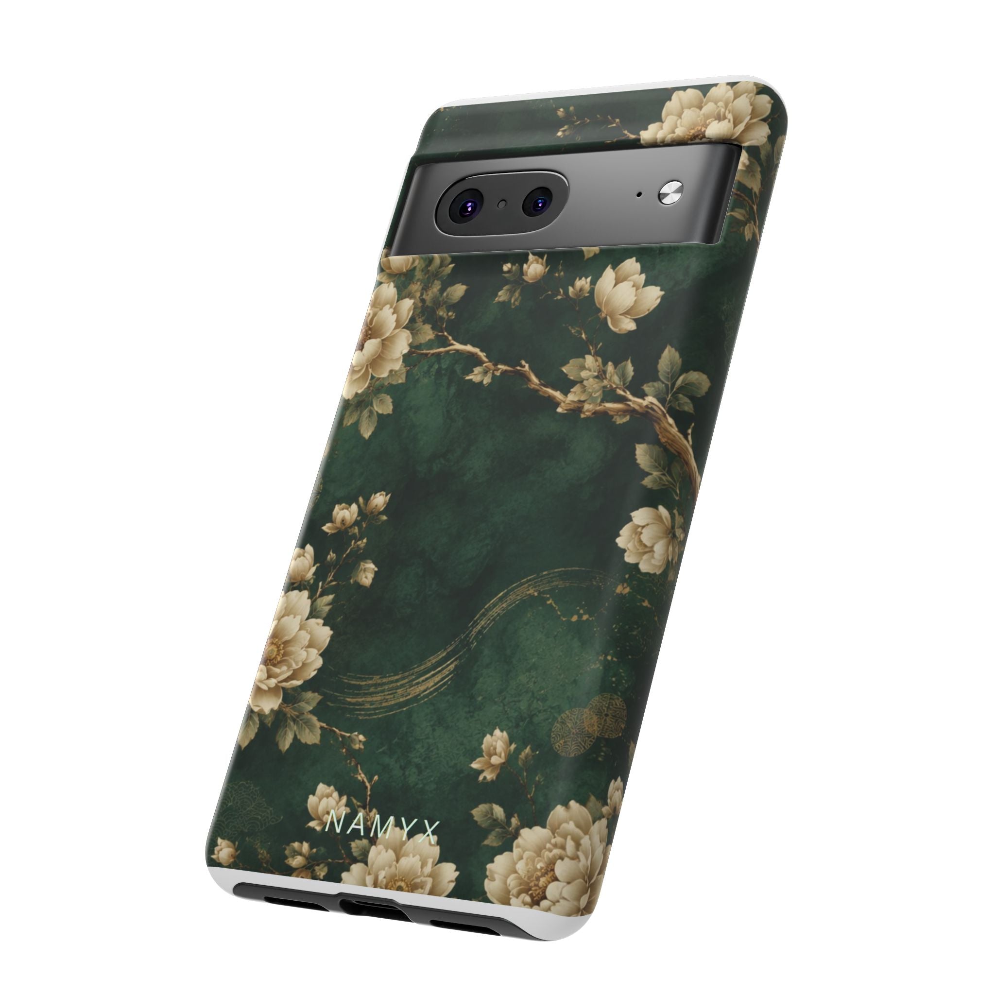 Floral Jade Tough Phone Case