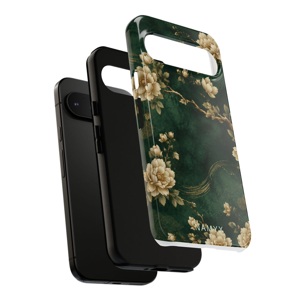 Floral Jade Tough Phone Case