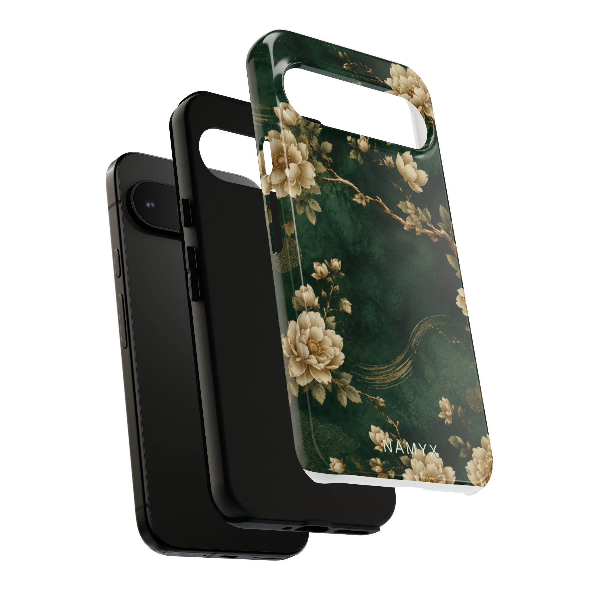 Floral Jade Tough Phone Case