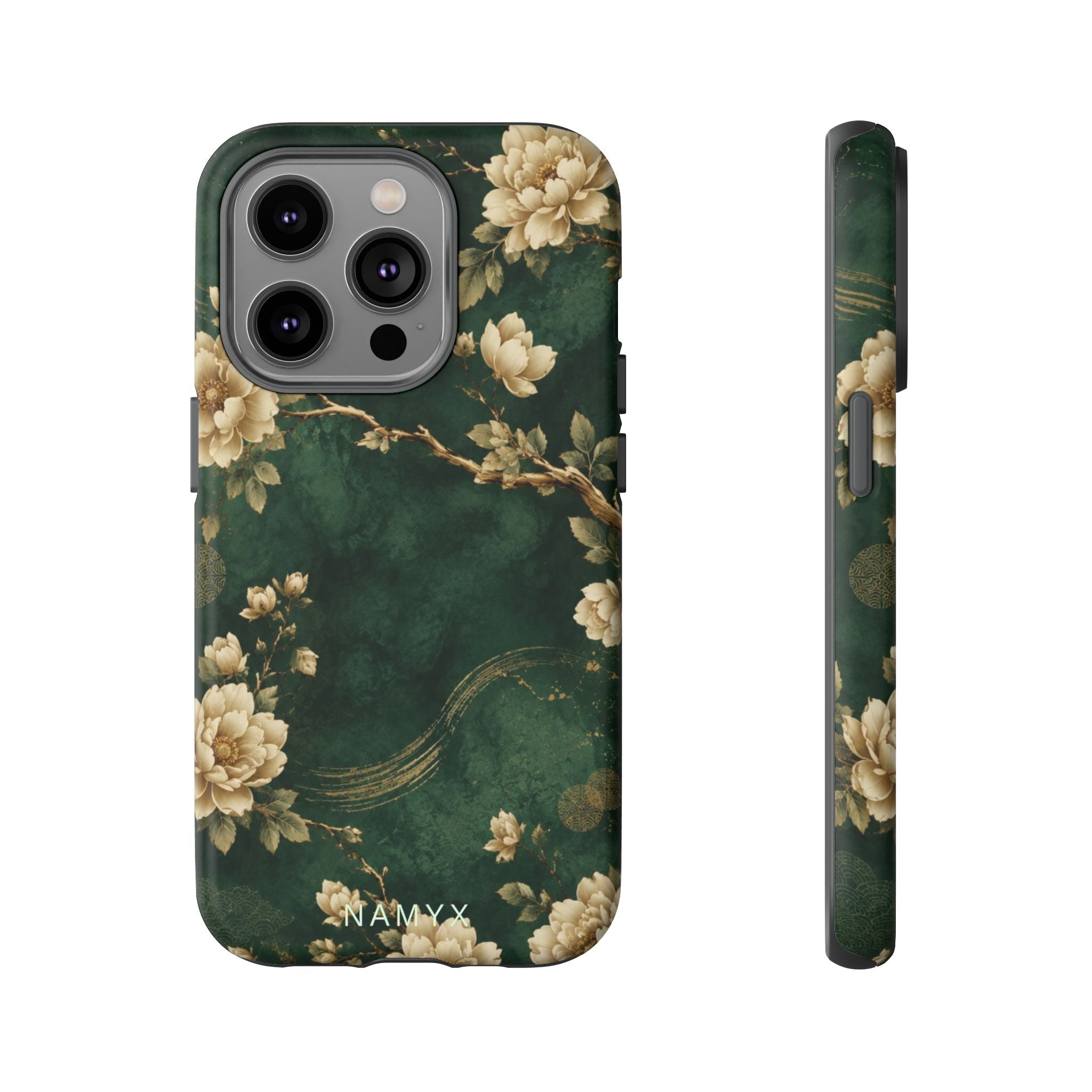 Floral Jade Tough Phone Case