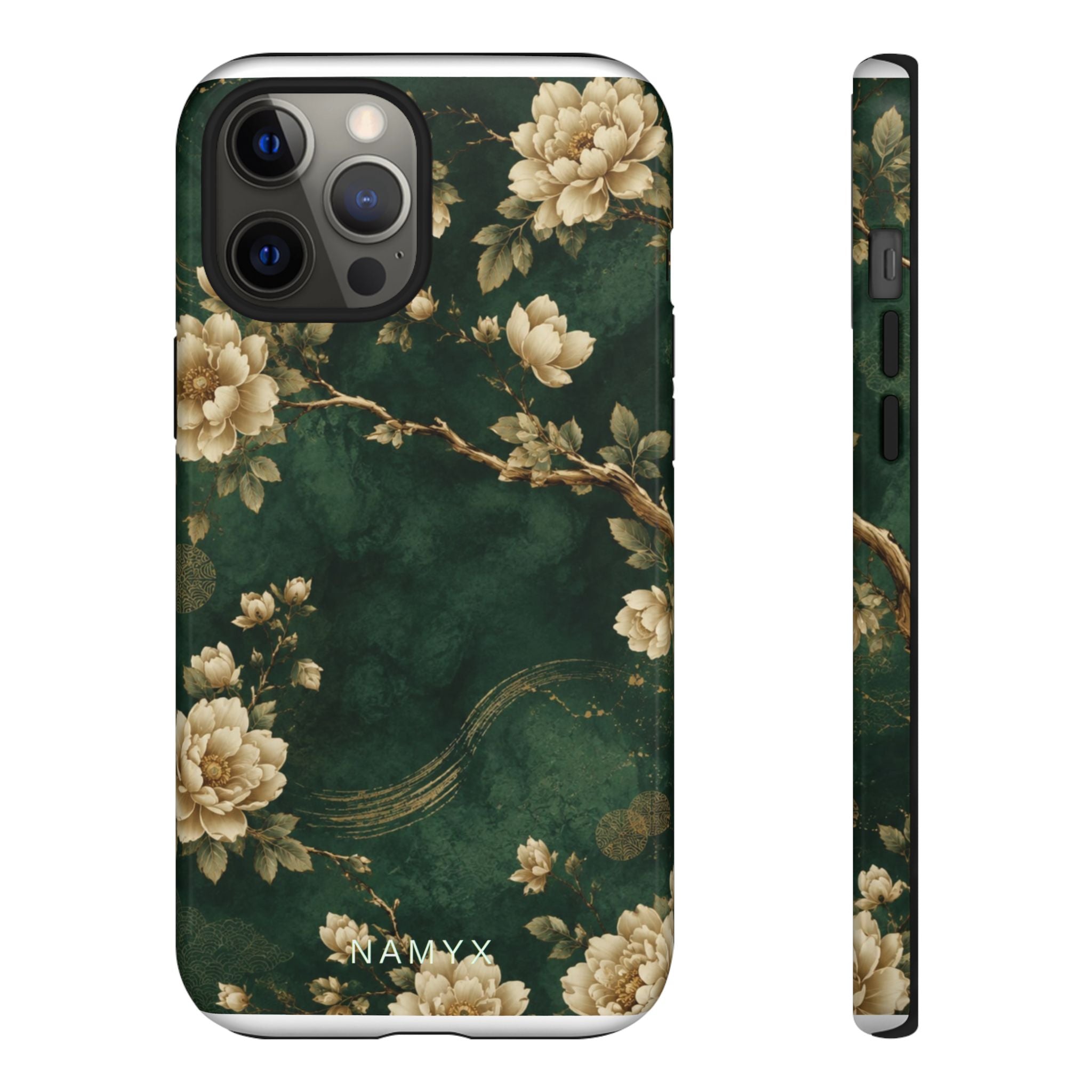 Floral Jade Tough Phone Case