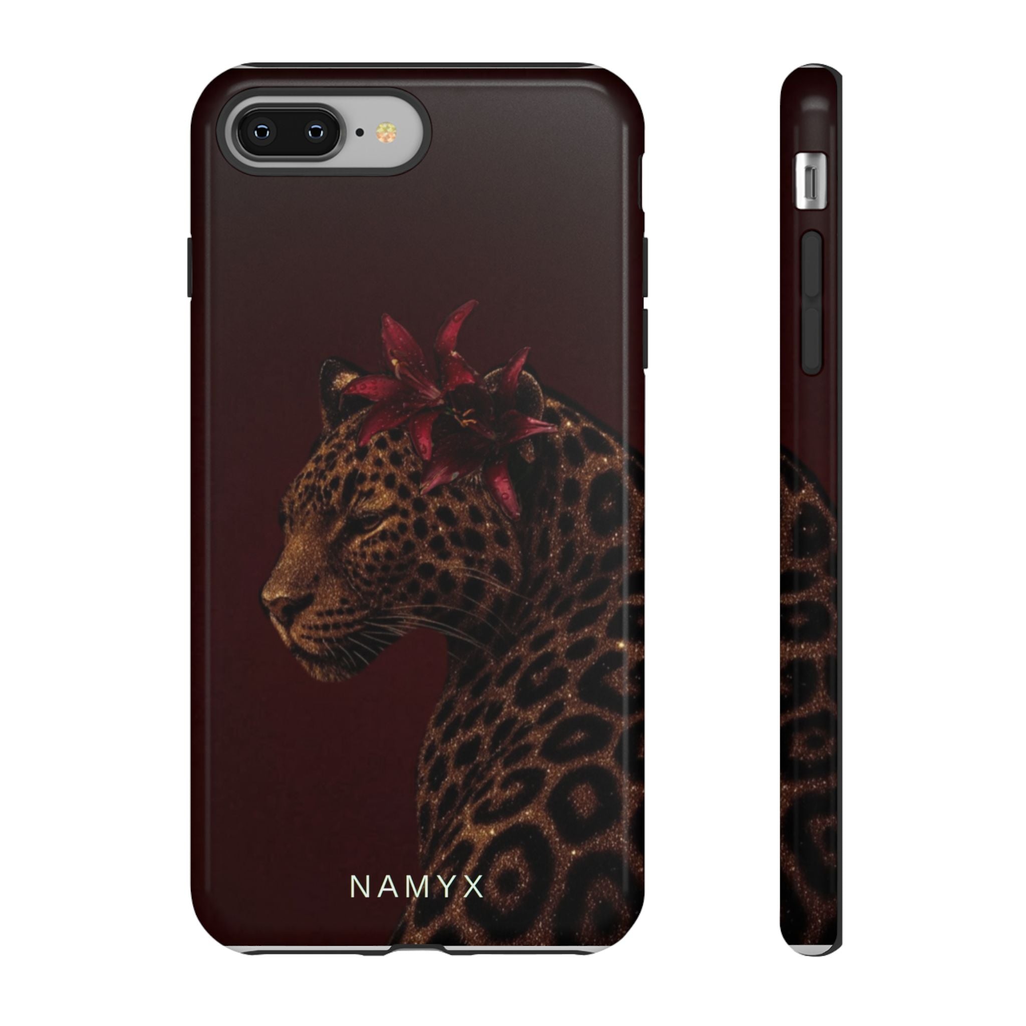 Leopard Floral Tough Phone Case