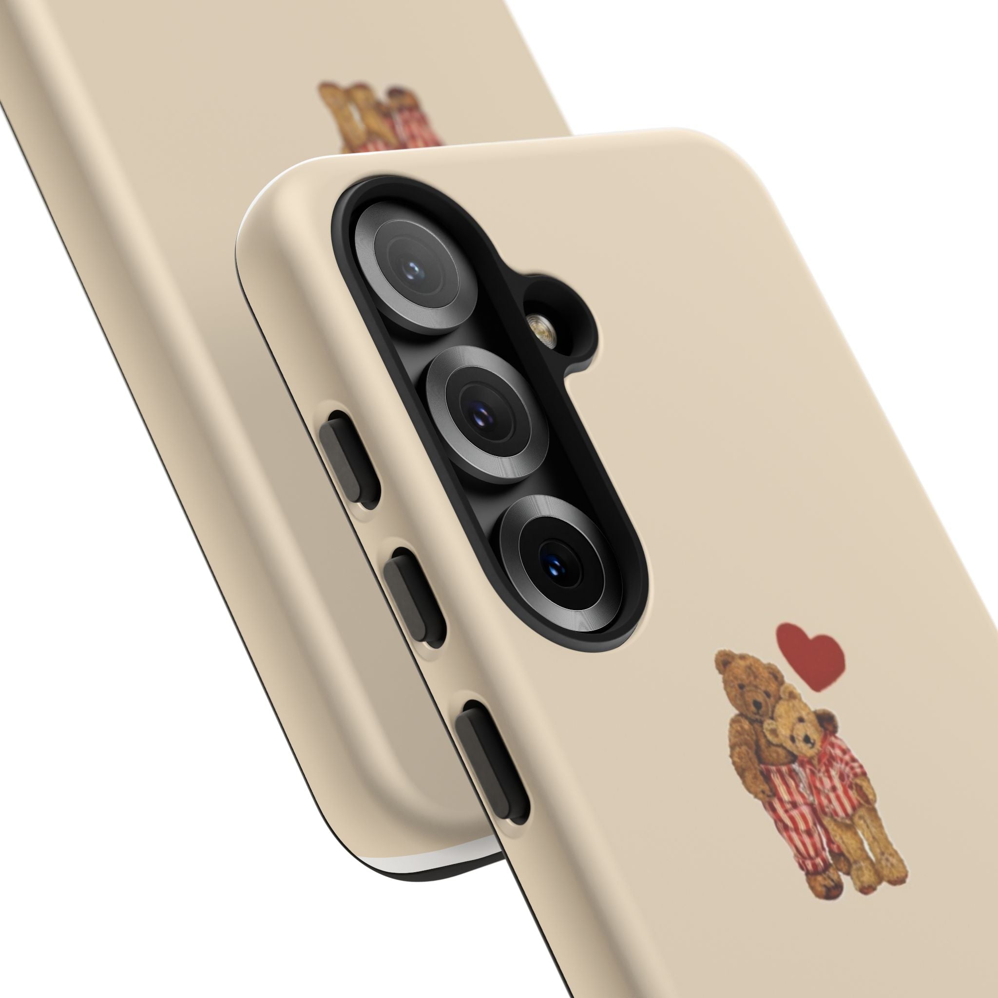 Teddy Heart Phone Case — Cute Vintage Plush Bear Protective iPhone Case
