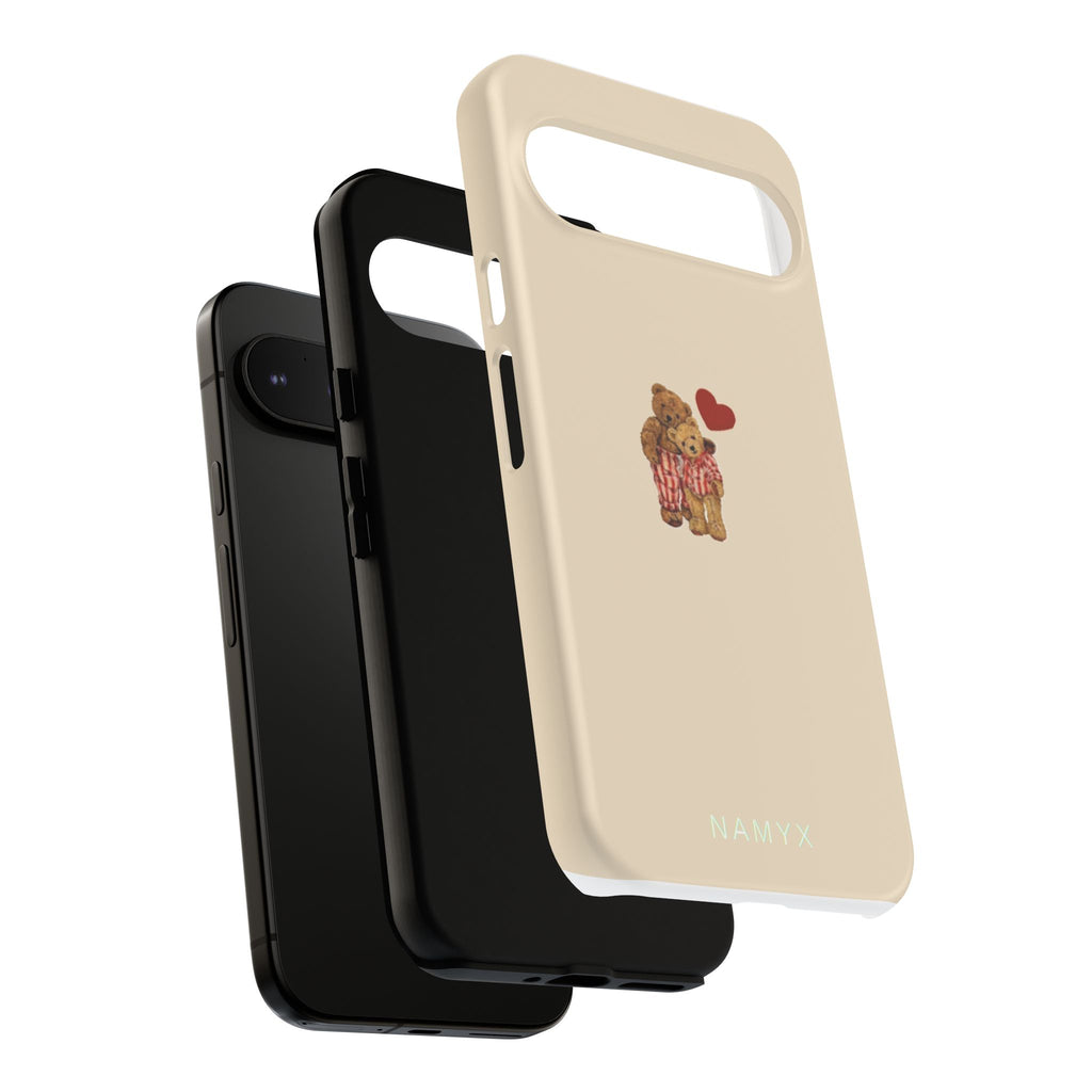Teddy Heart Phone Case — Cute Vintage Plush Bear Protective iPhone Case