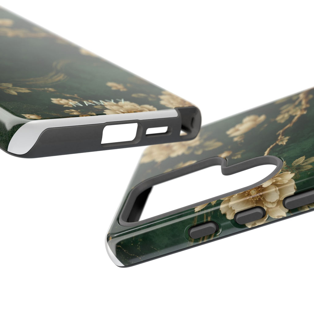 Floral Jade Tough Phone Case