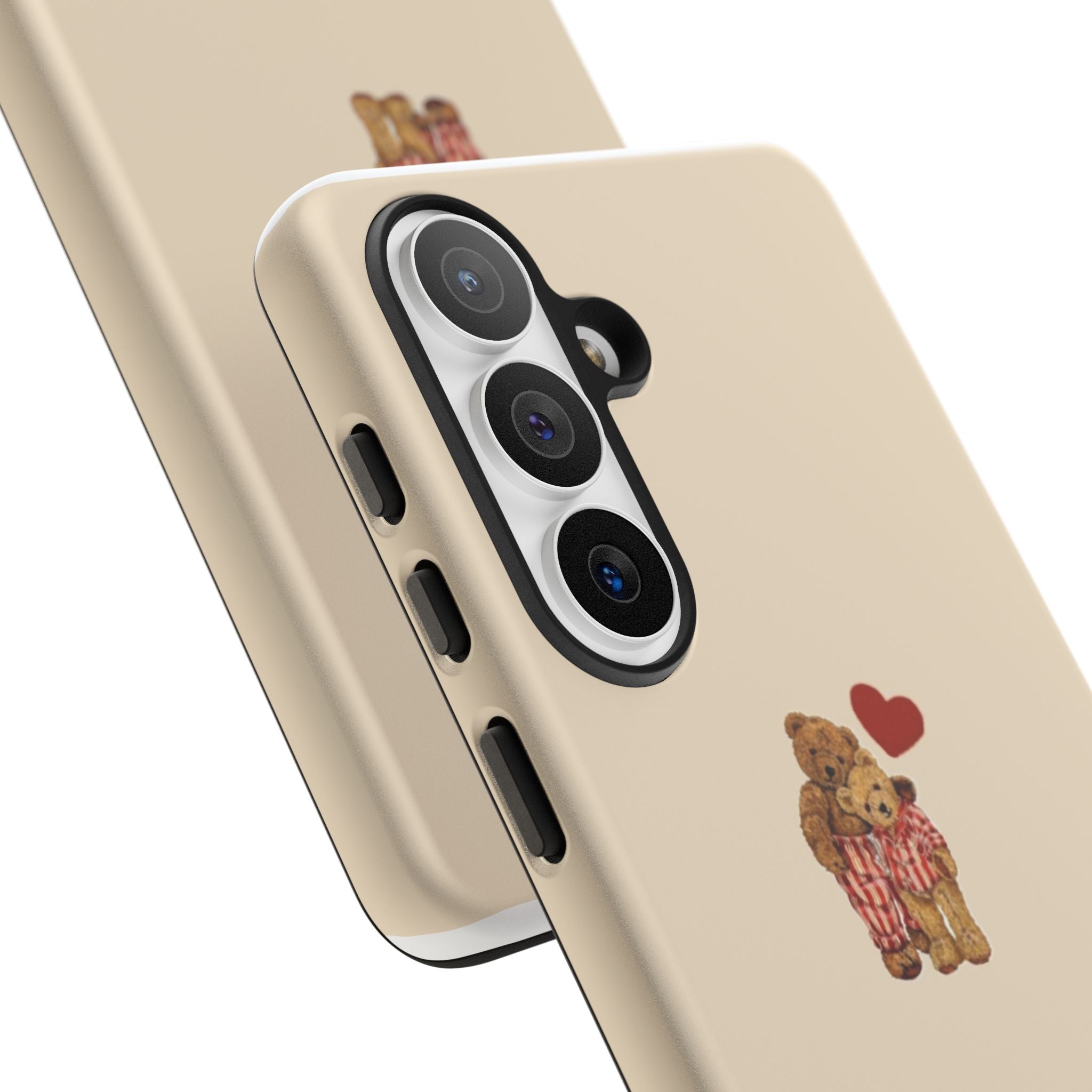 Teddy Heart Phone Case — Cute Vintage Plush Bear Protective iPhone Case